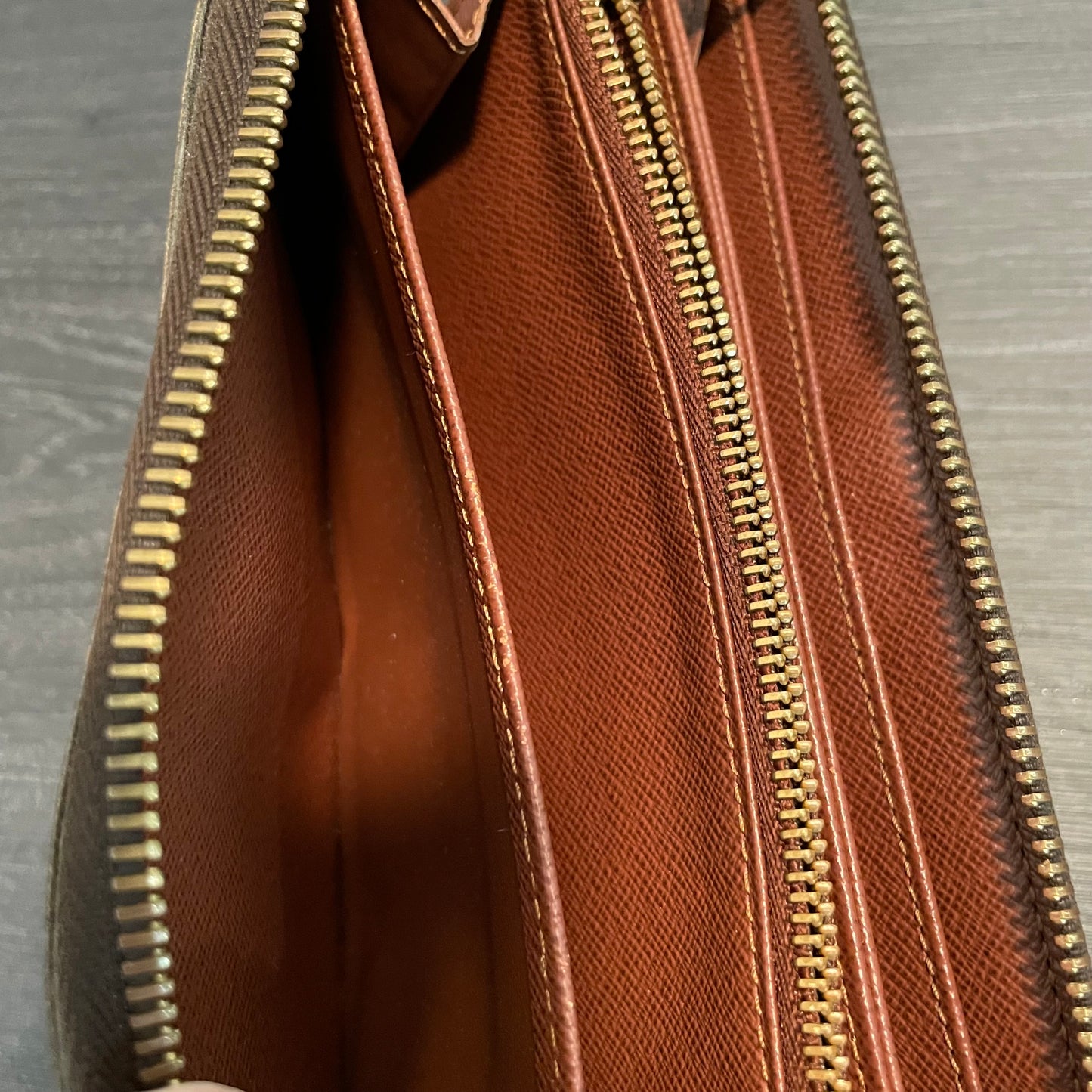 SOLD! Louis Vuitton Monogram Zippy Wallet