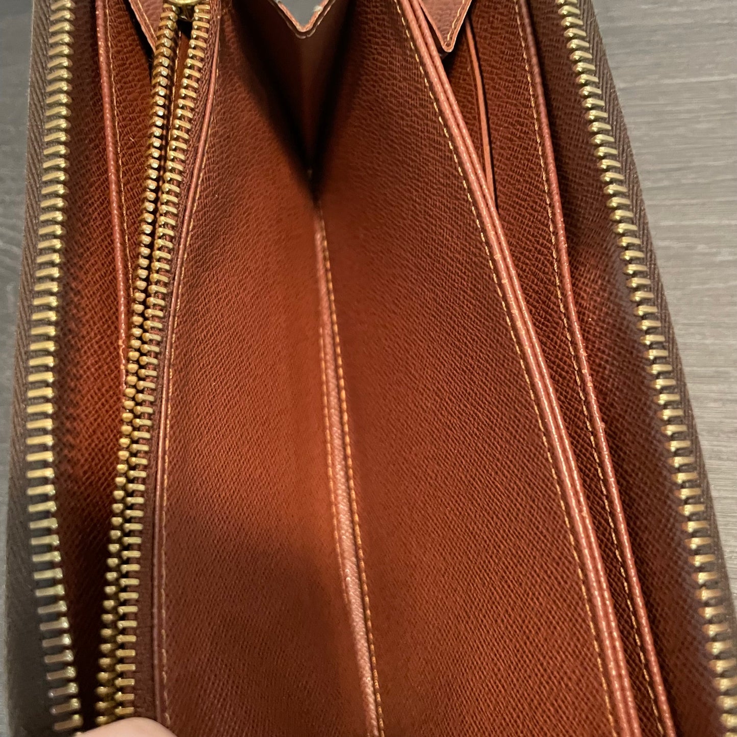 SOLD! Louis Vuitton Monogram Zippy Wallet