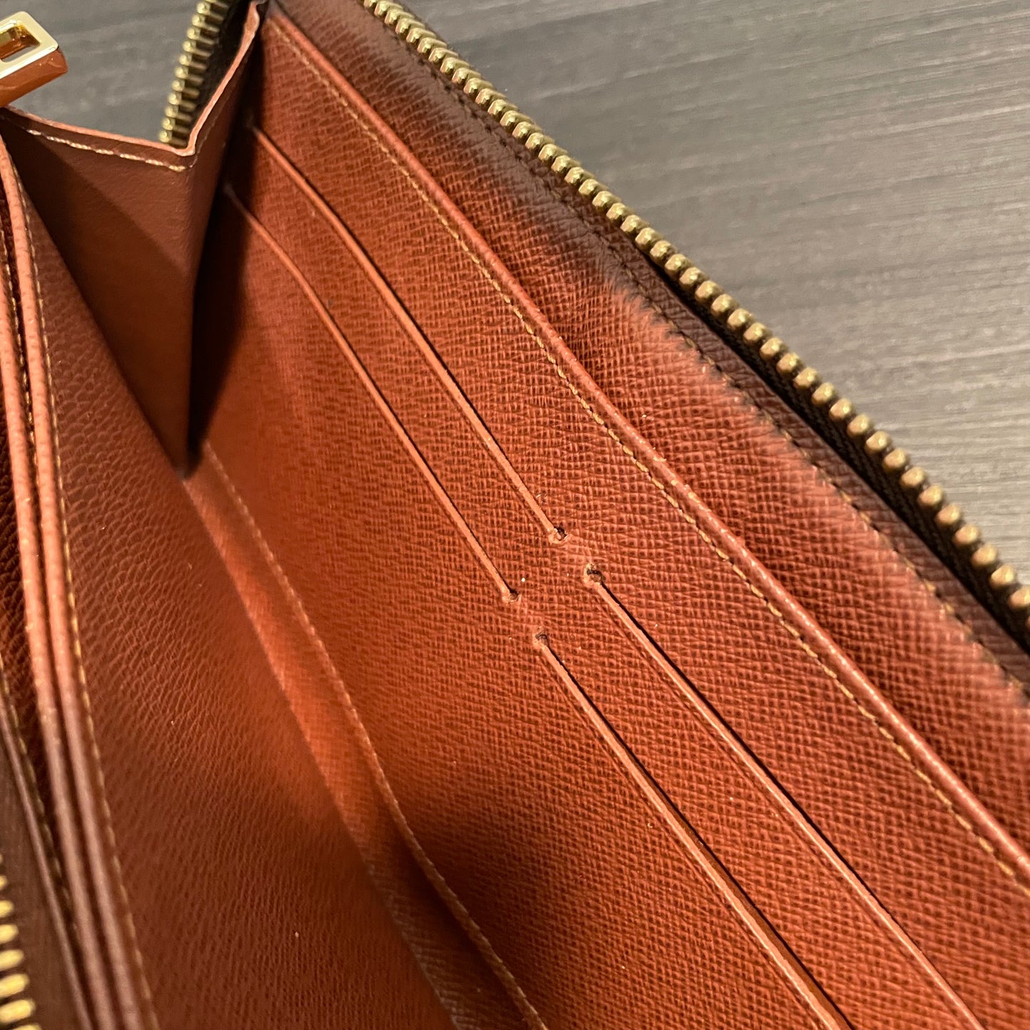 SOLD! Louis Vuitton Monogram Zippy Wallet