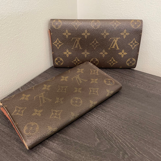 SOLD! Set of 2 Louis Vuitton Monogram Wallets