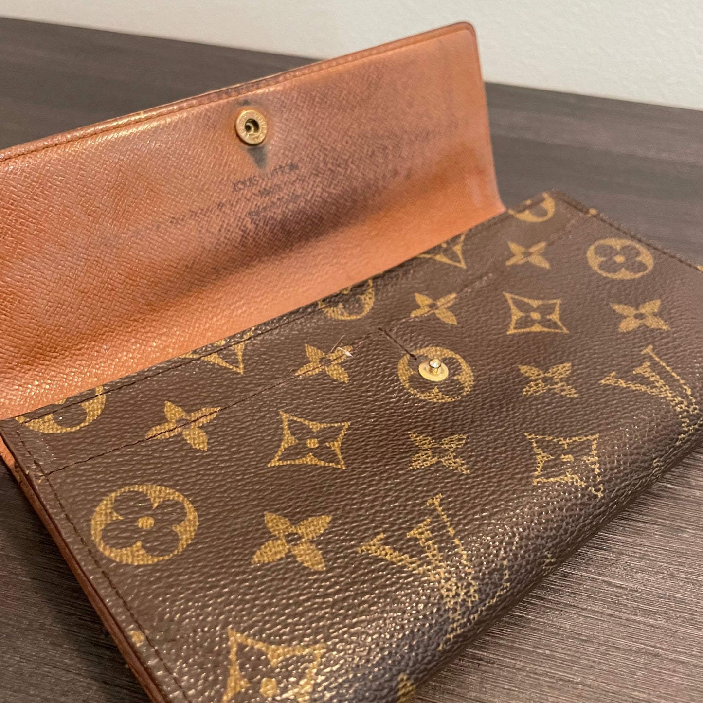 SOLD! Set of 2 Louis Vuitton Monogram Wallets