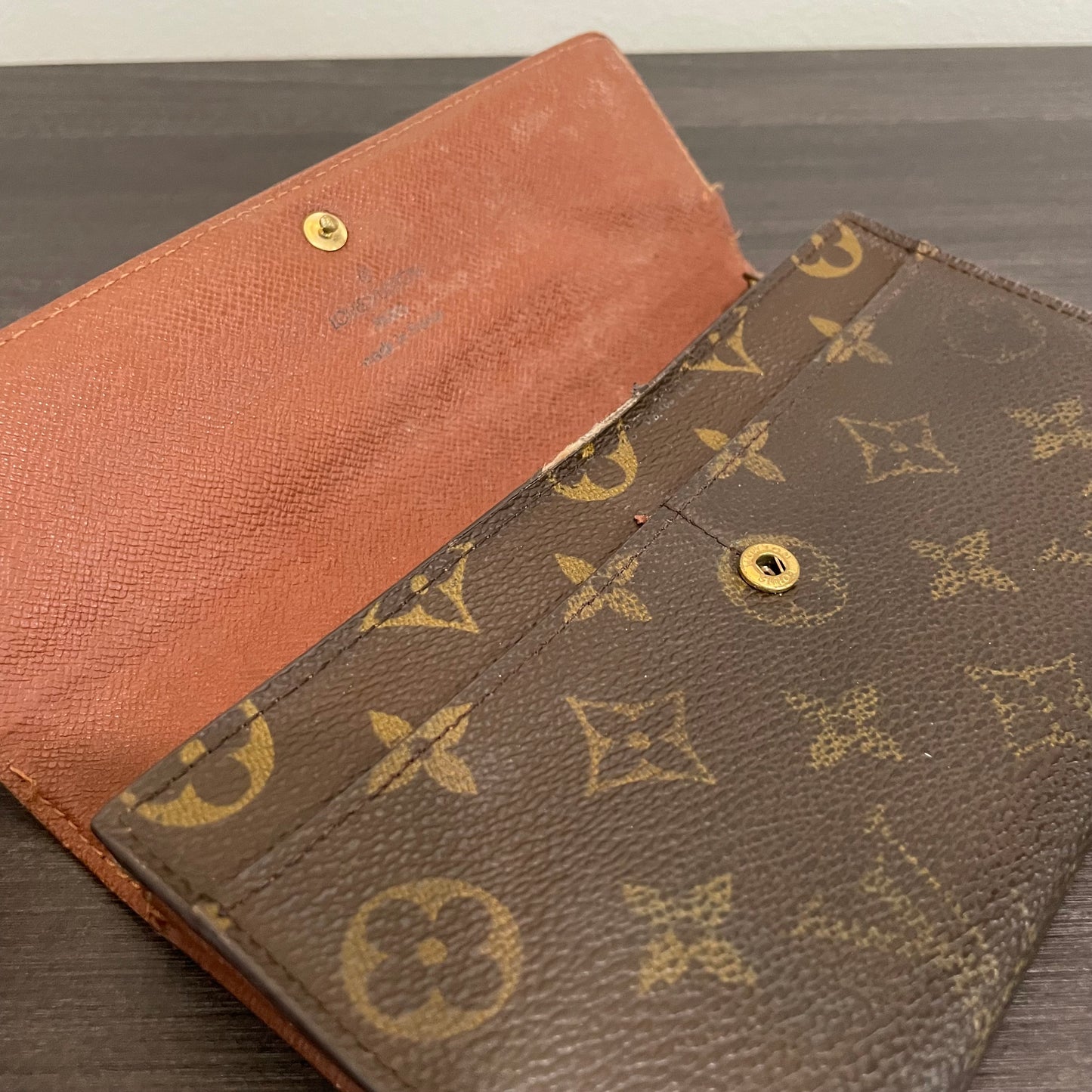 SOLD! Set of 2 Louis Vuitton Monogram Wallets