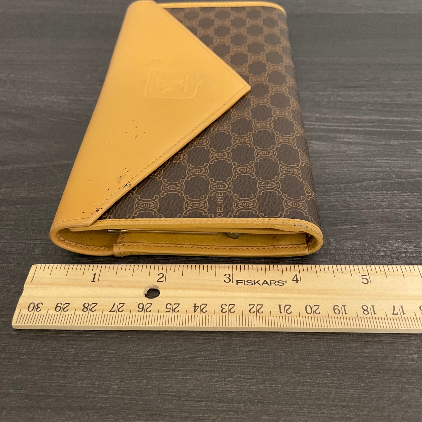 SOLD! Set of 2 Celine Leather Wallets