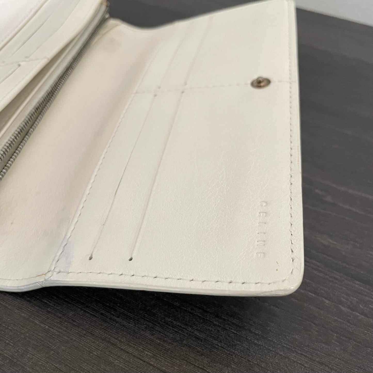 SOLD! Set of 2 Celine Leather Wallets
