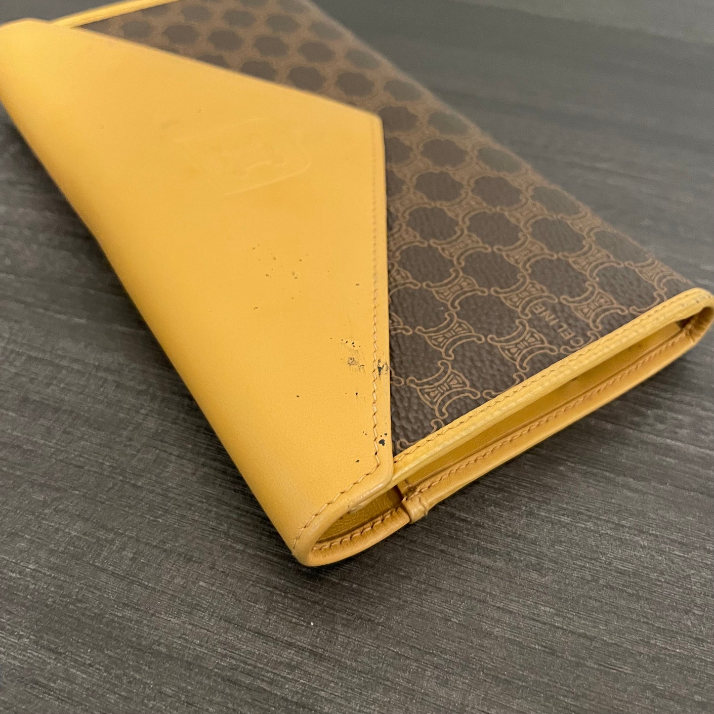 SOLD! Set of 2 Celine Leather Wallets