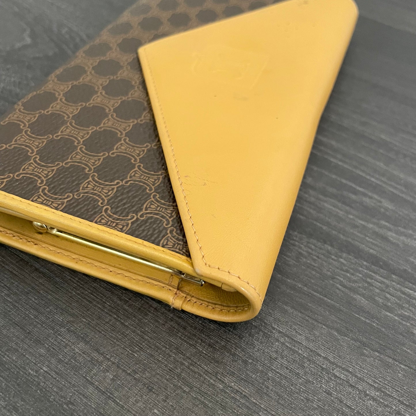 SOLD! Set of 2 Celine Leather Wallets