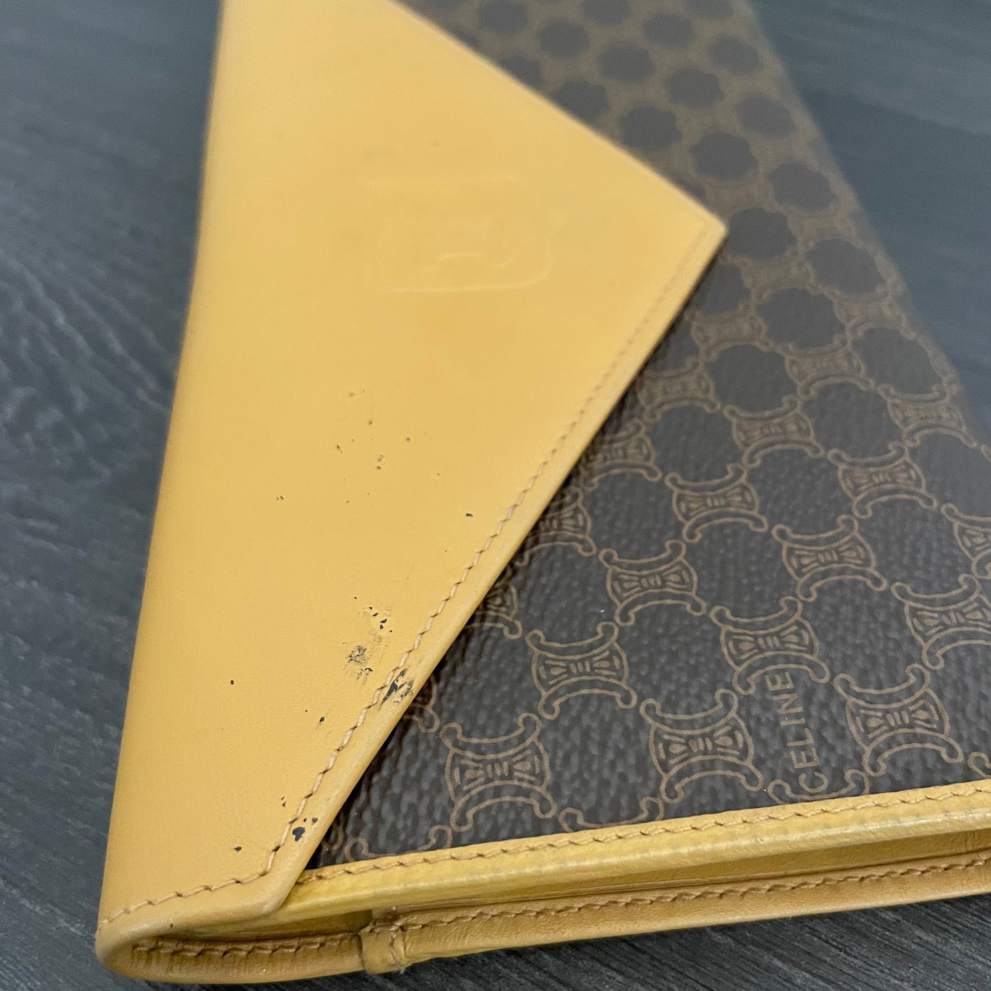 SOLD! Set of 2 Celine Leather Wallets