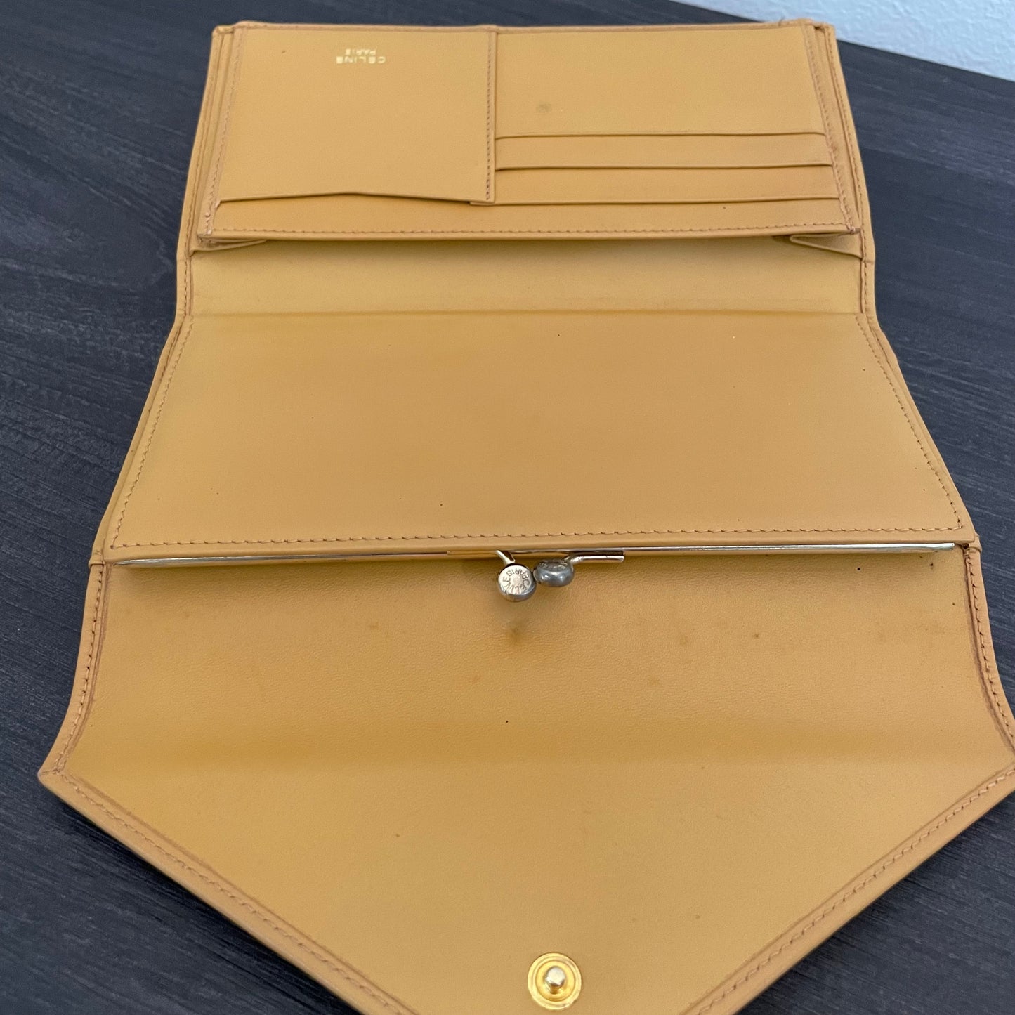 SOLD! Set of 2 Celine Leather Wallets