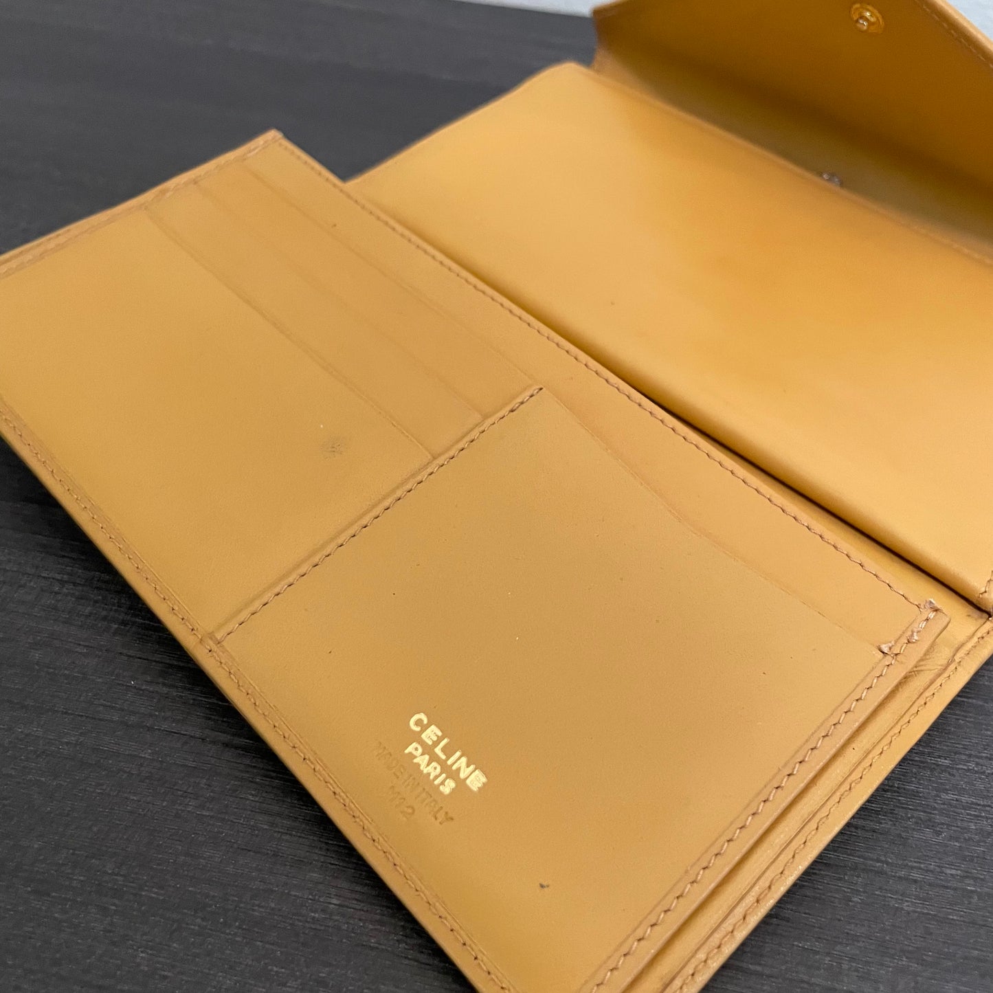 SOLD! Set of 2 Celine Leather Wallets