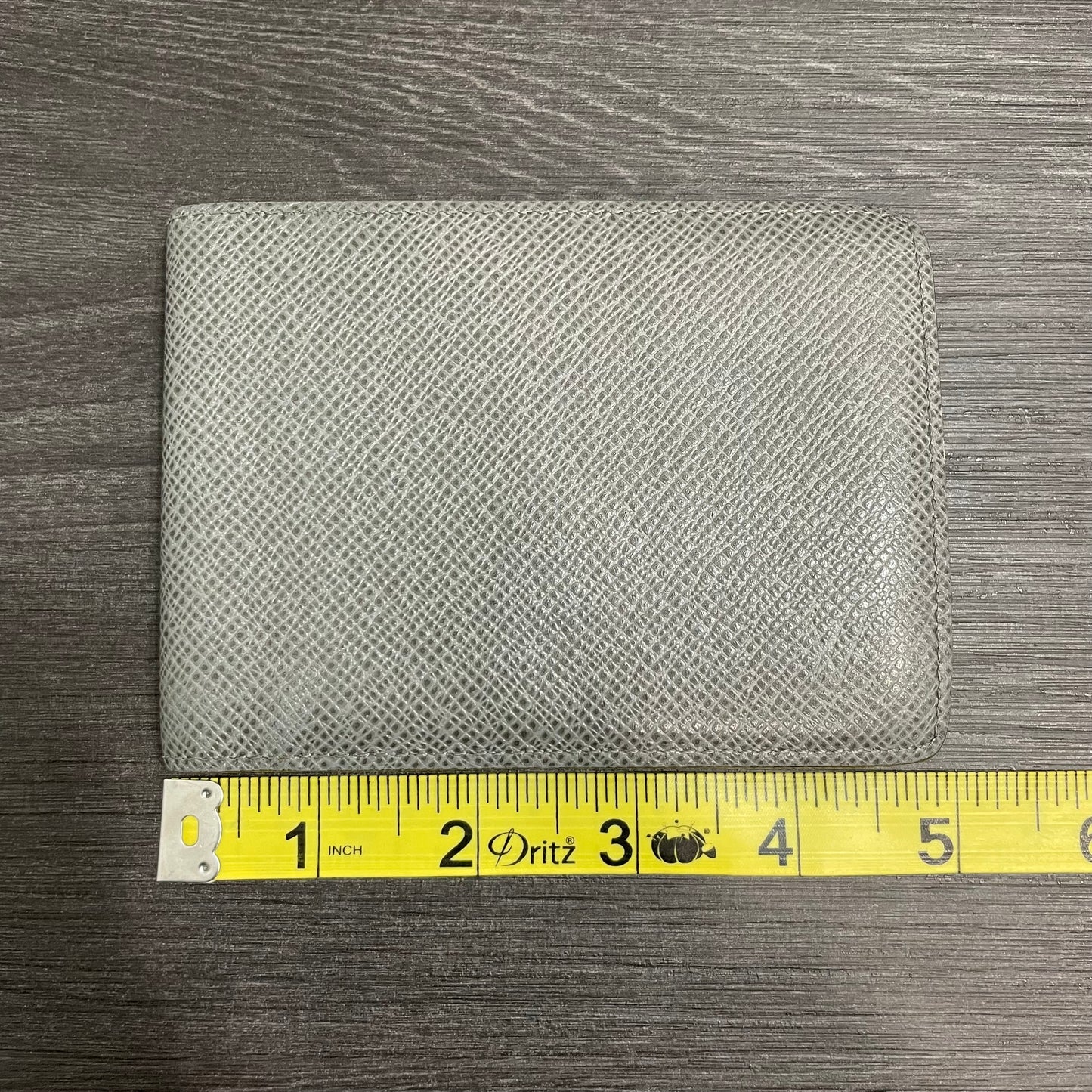 LOUIS VUITTON Gray Men's Leather Wallet