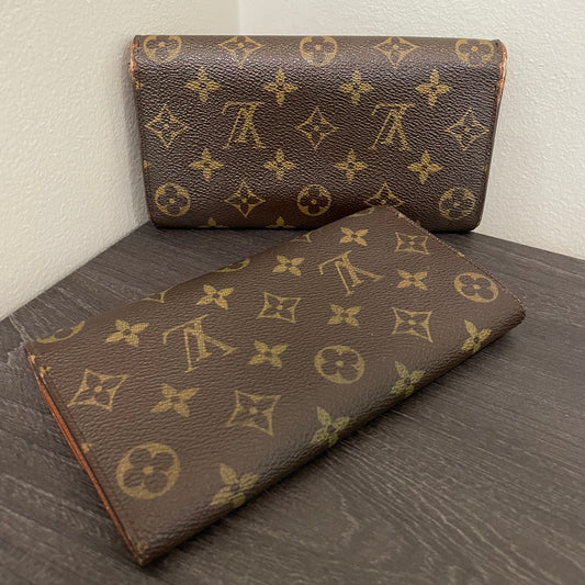 SOLD! Set of 2 Louis Vuitton Monogram Wallets