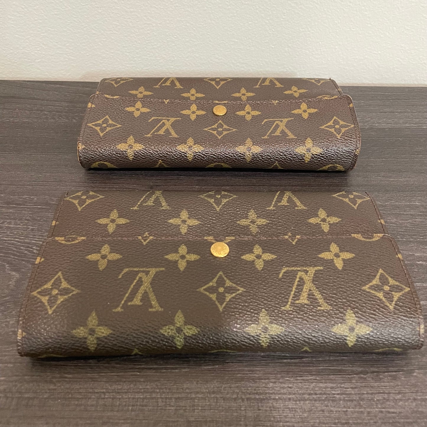 SOLD! Set of 2 Louis Vuitton Monogram Wallets