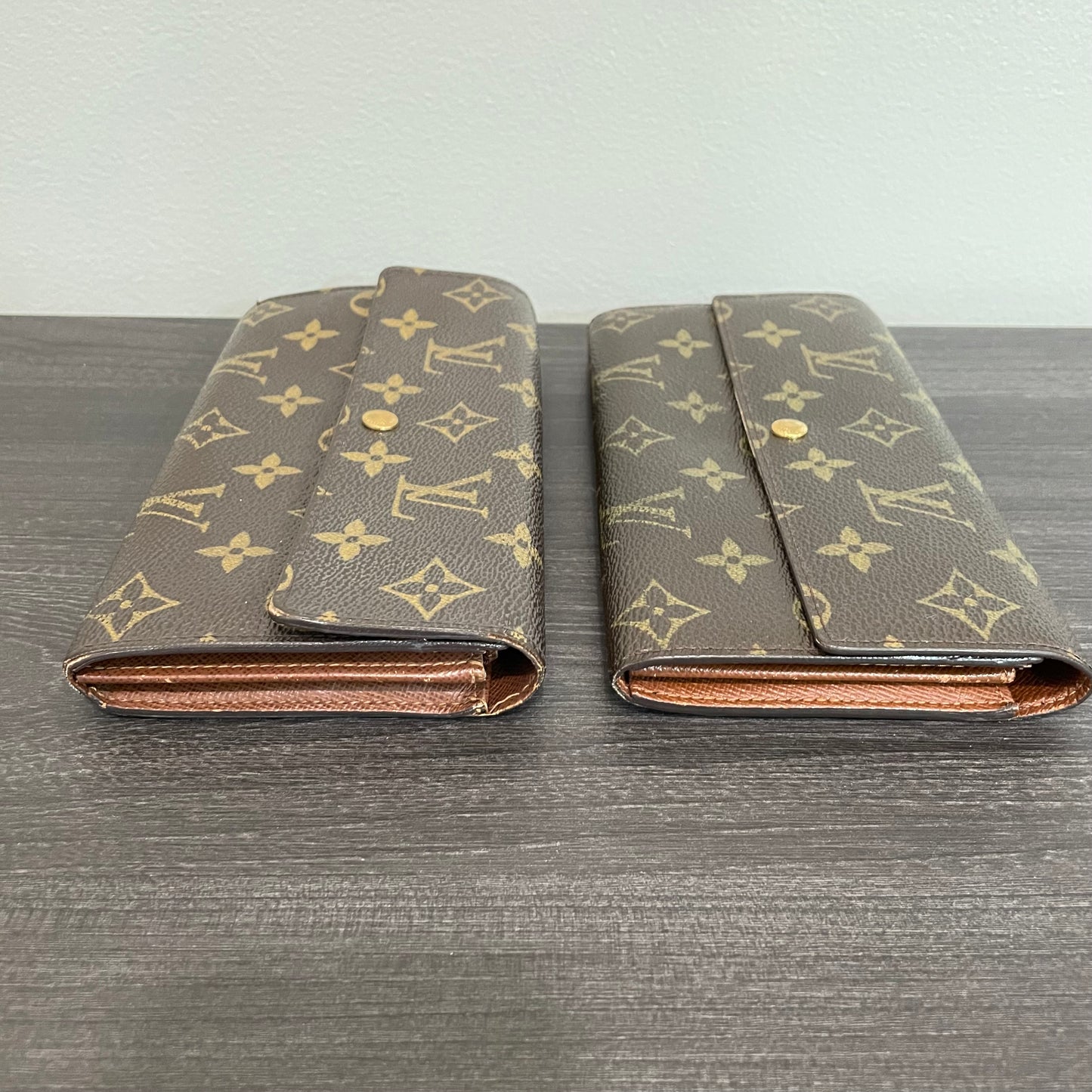 SOLD! Set of 2 Louis Vuitton Monogram Wallets