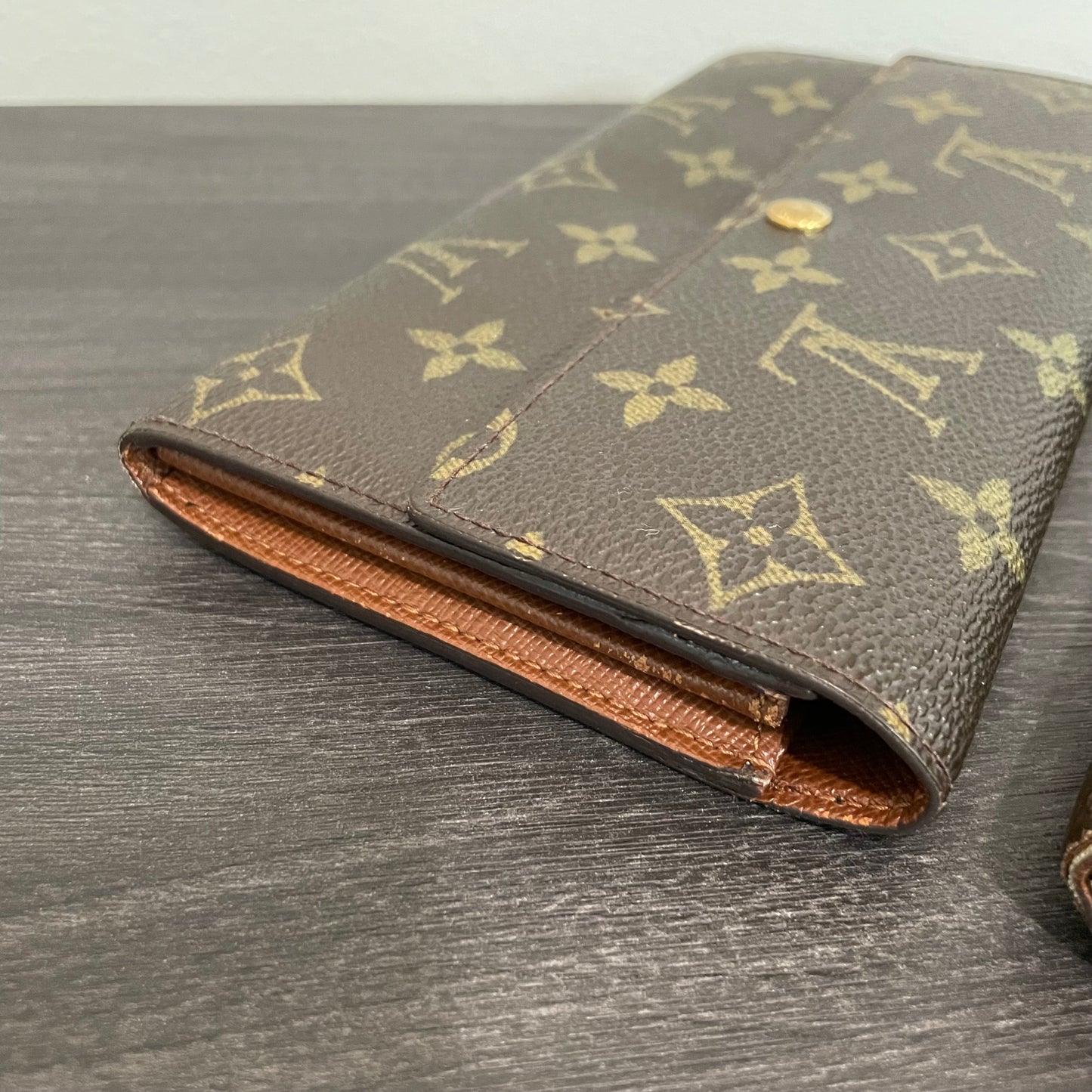 SOLD! Set of 2 Louis Vuitton Monogram Wallets
