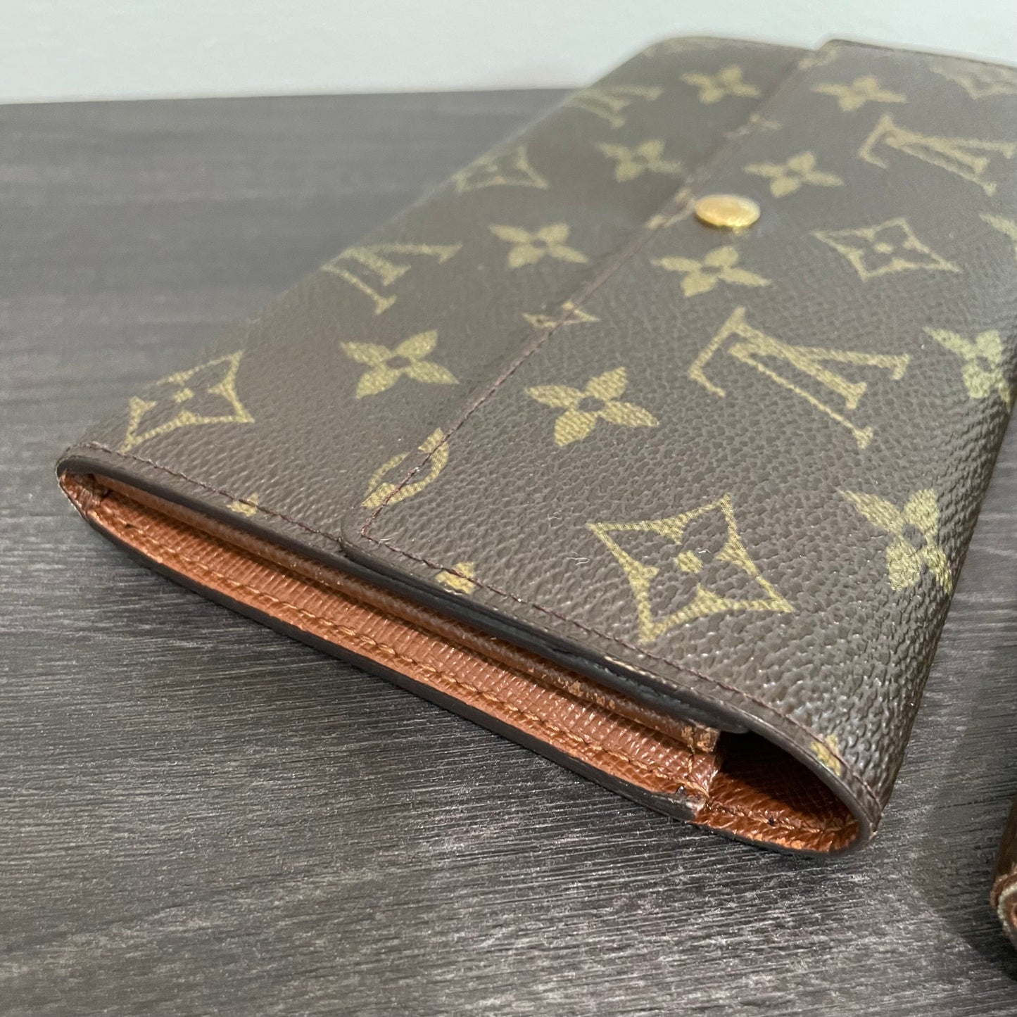 SOLD! Set of 2 Louis Vuitton Monogram Wallets