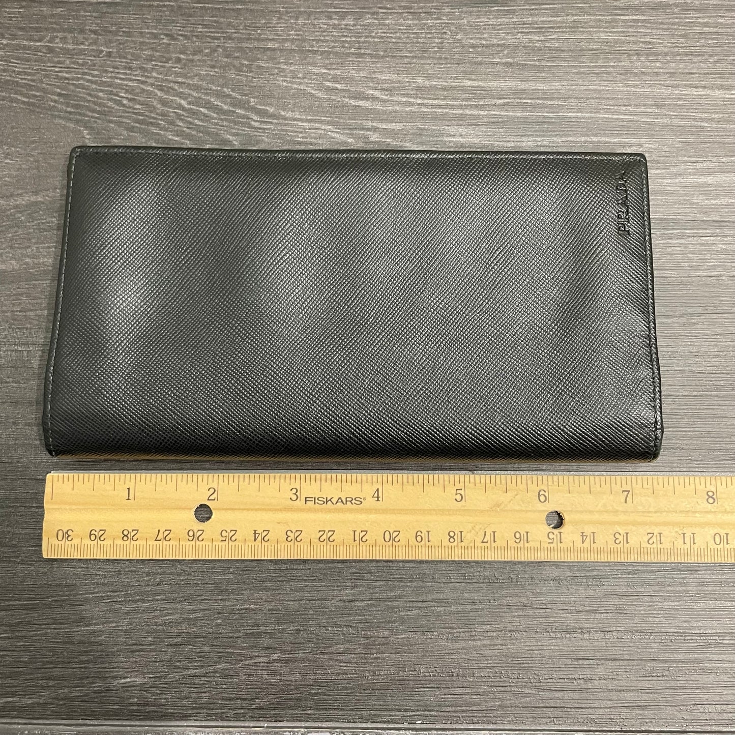 PRADA Black Leather Wallet