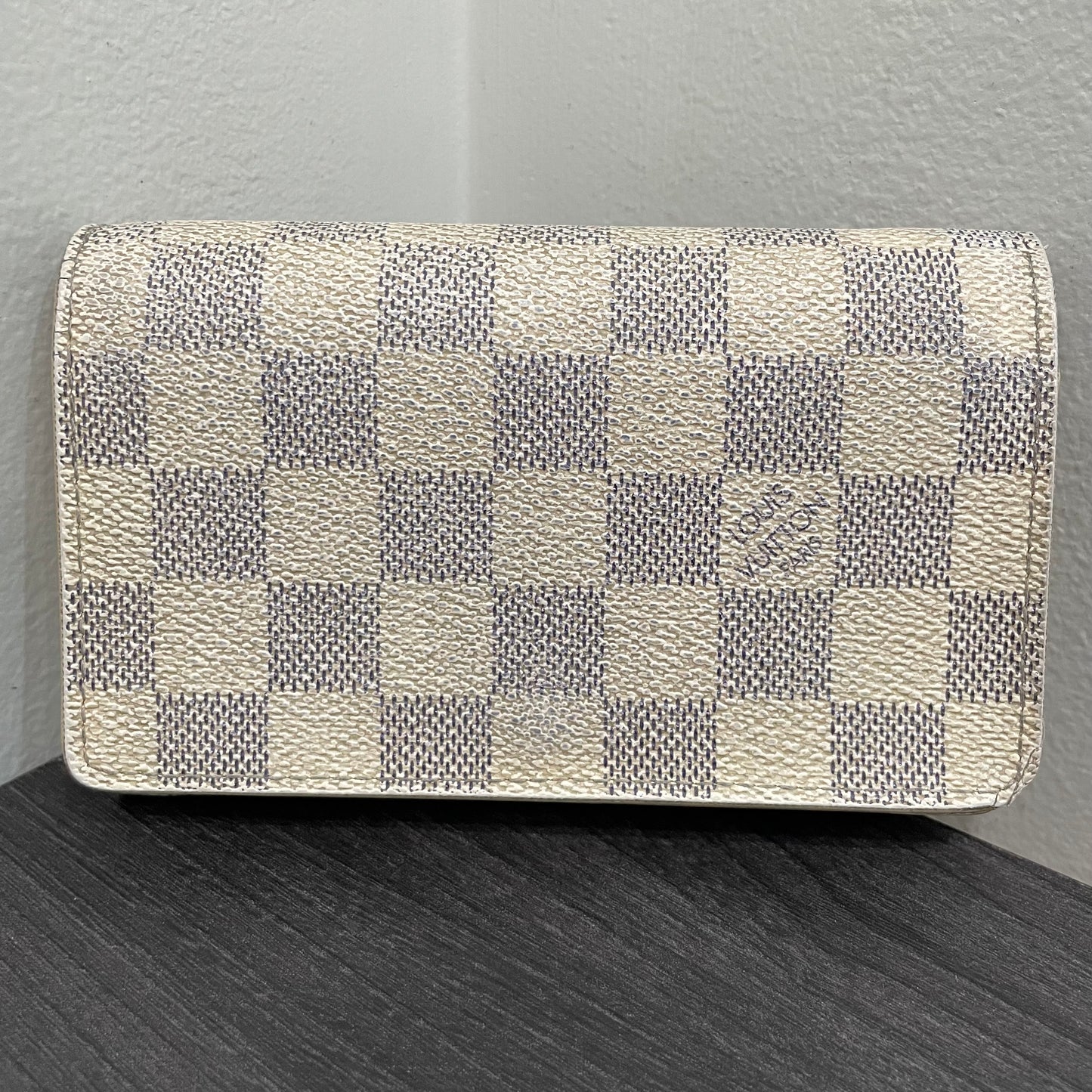 LOUIS VUITTON Damier Azur Wallet