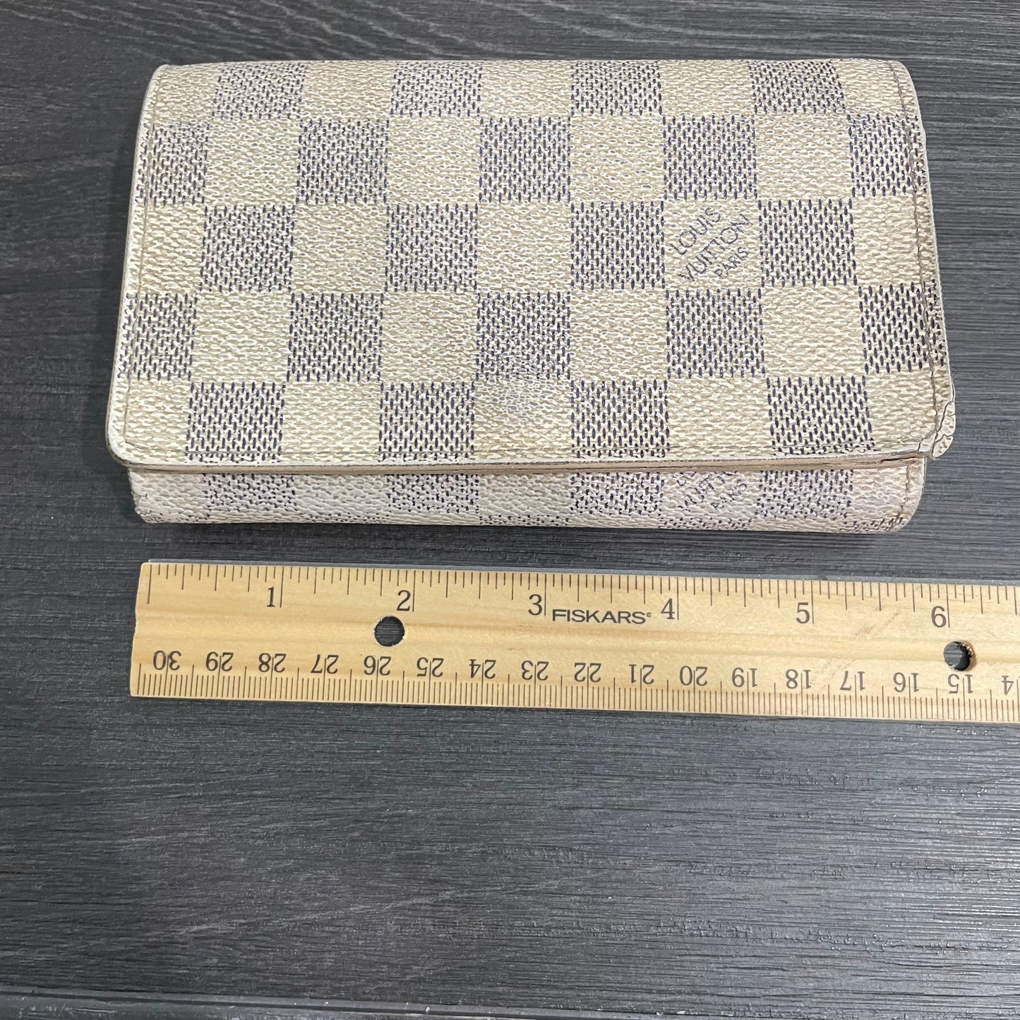 LOUIS VUITTON Damier Azur Wallet