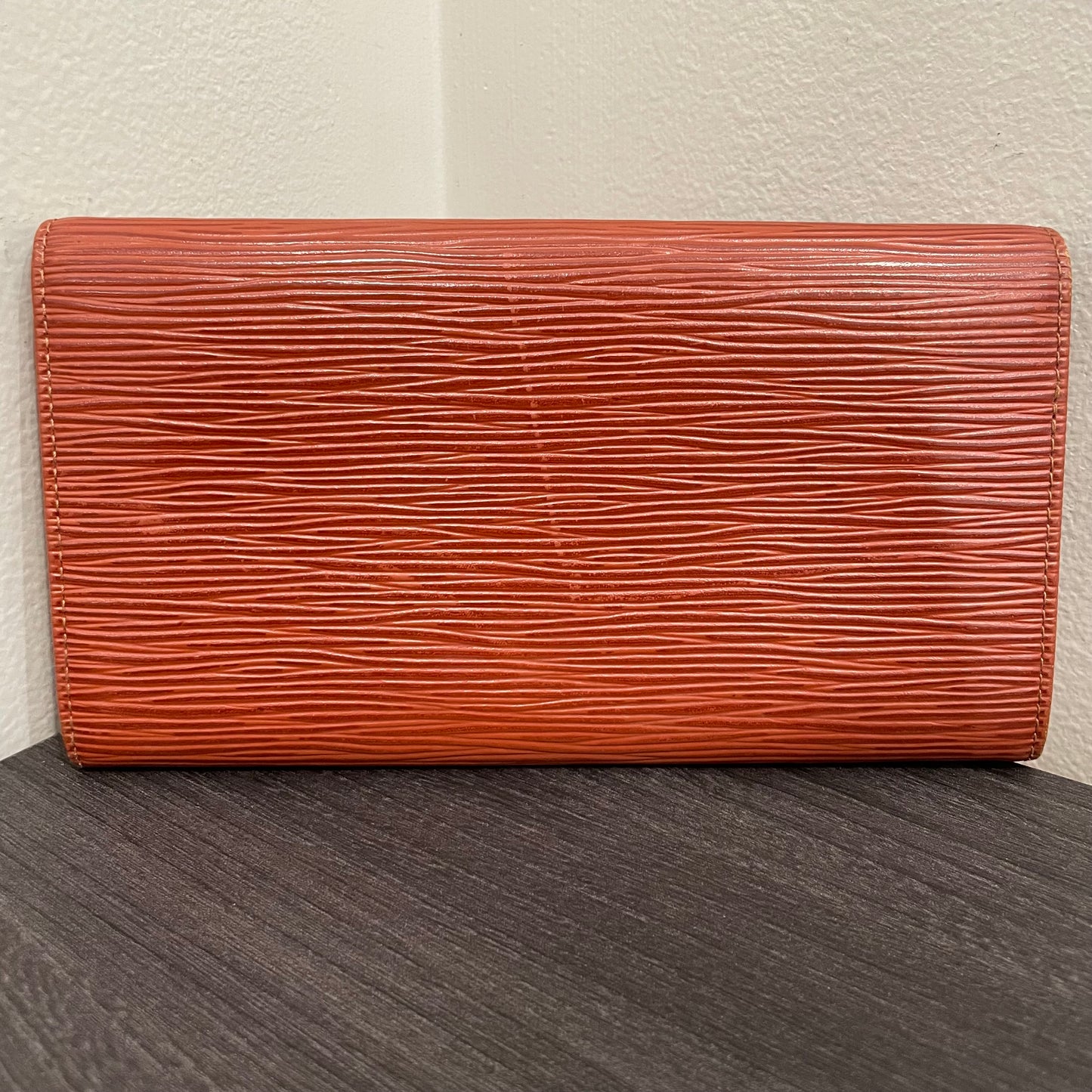 LOUIS VUITTON Brown Epi Wallet