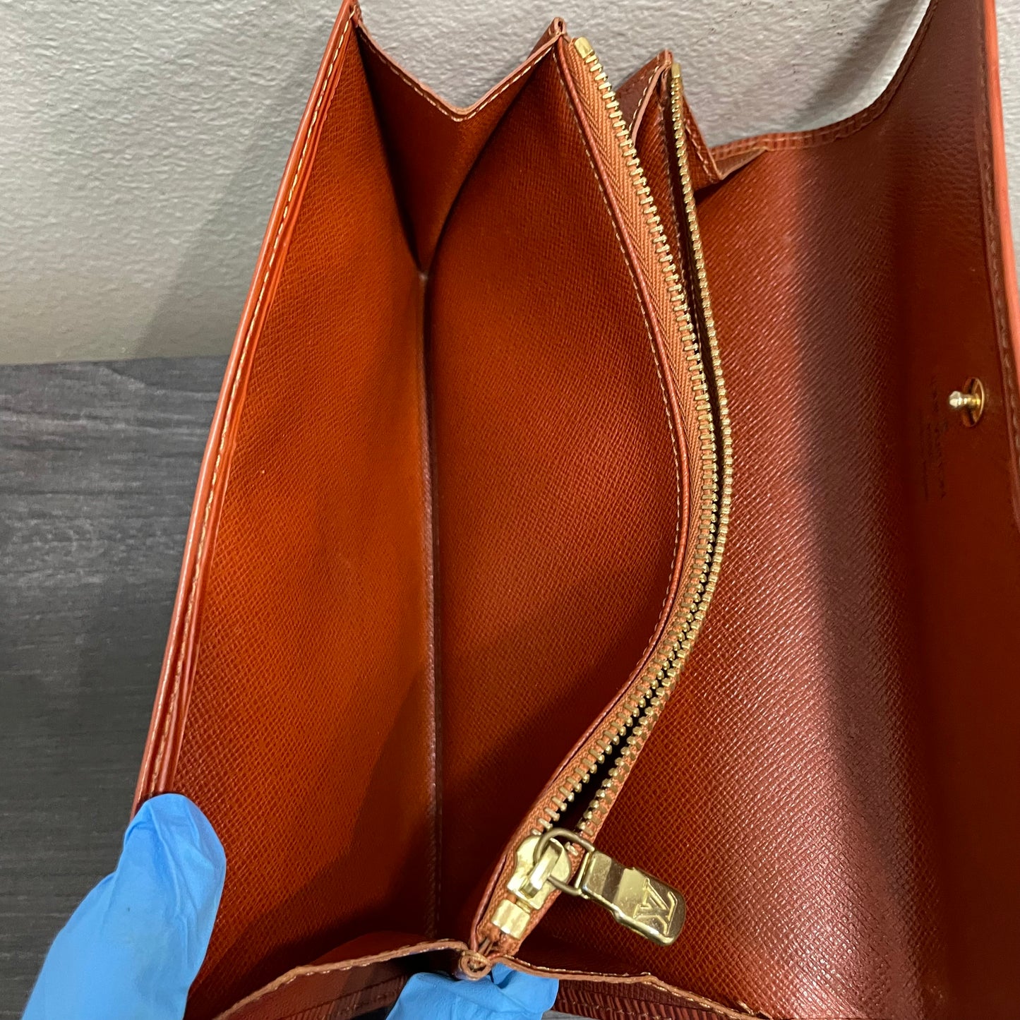 LOUIS VUITTON Brown Epi Wallet