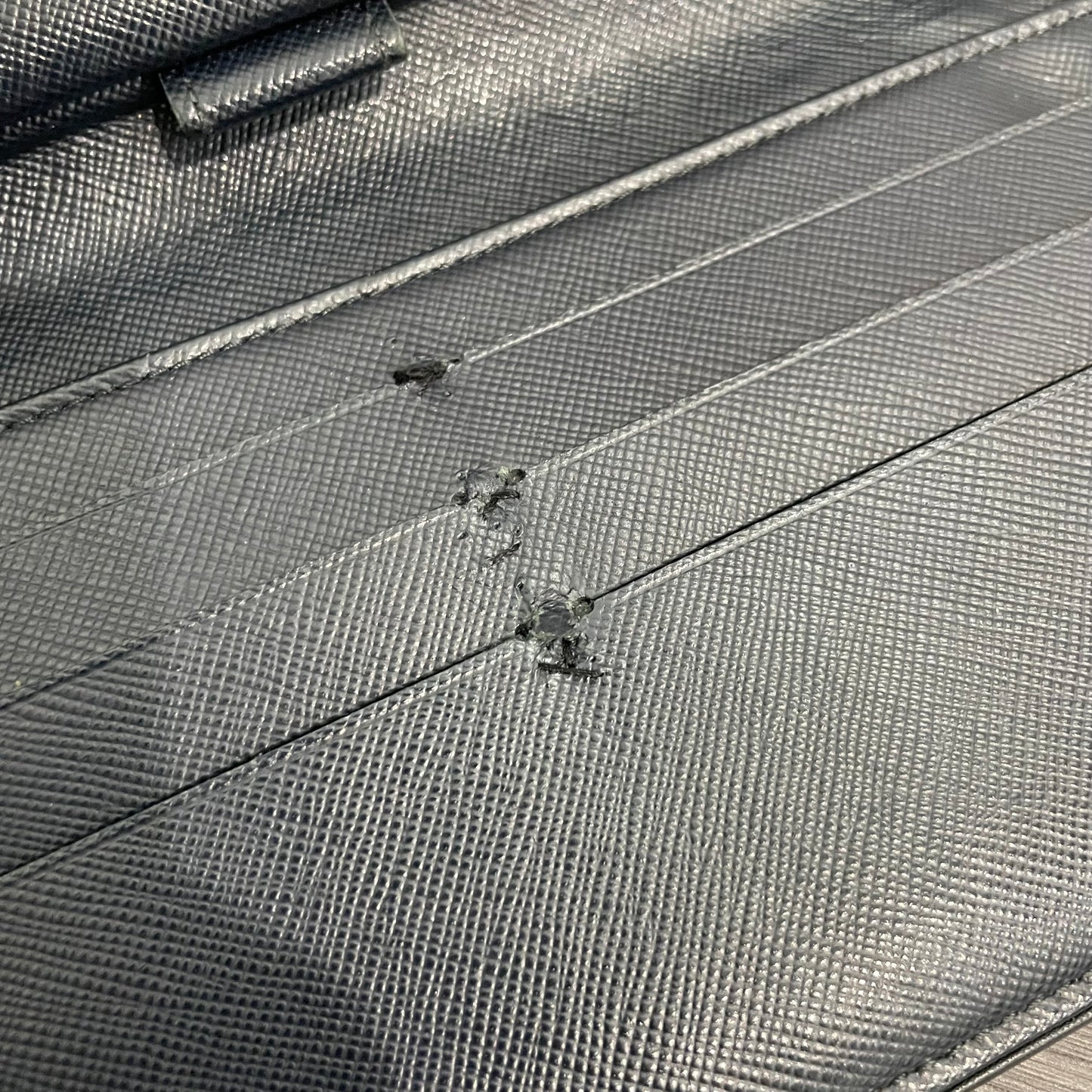 LOUIS VUITTON Navy Monogram Canvas Wallet