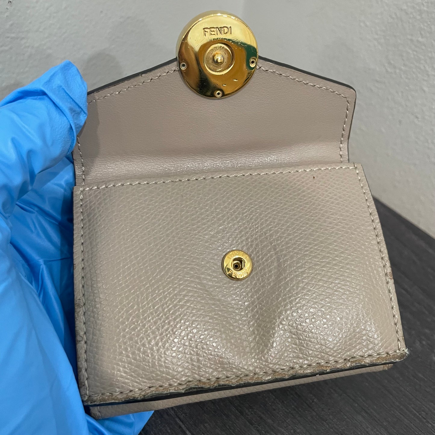 FENDI Mini Gray Wallet