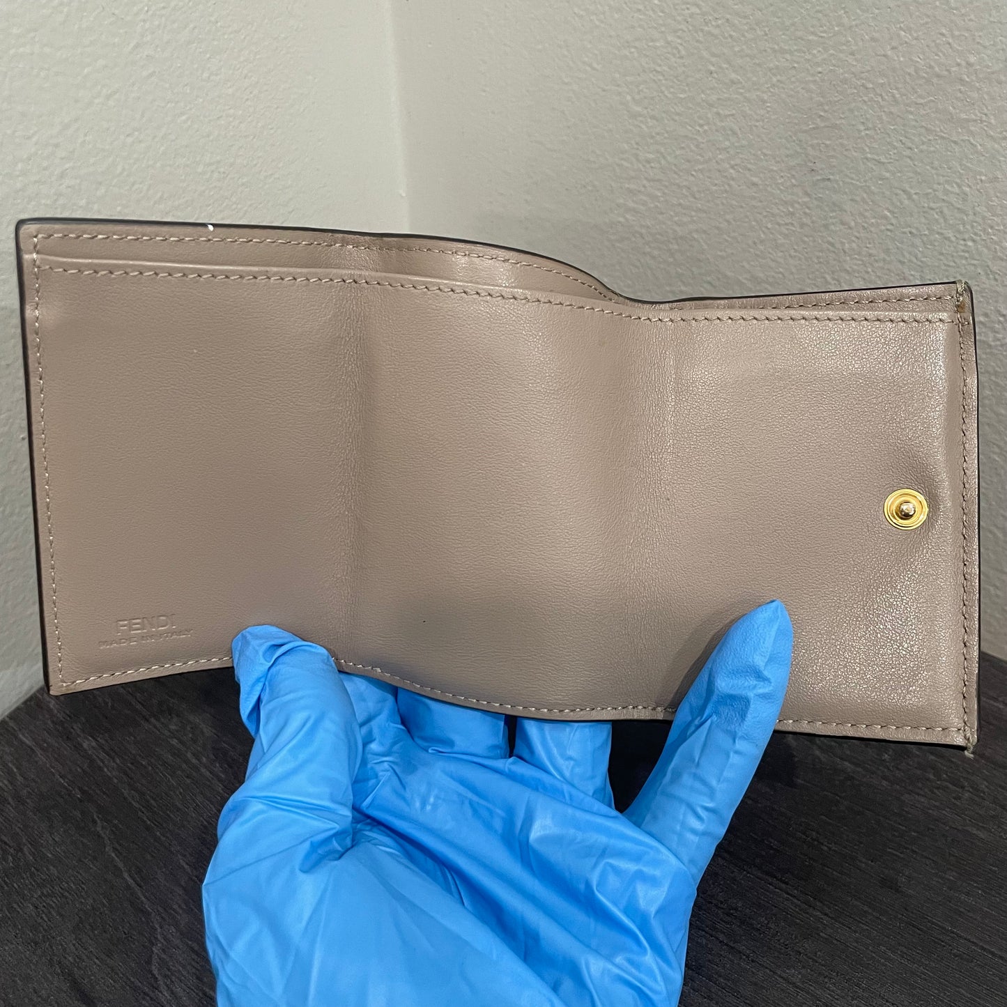 FENDI Mini Gray Wallet