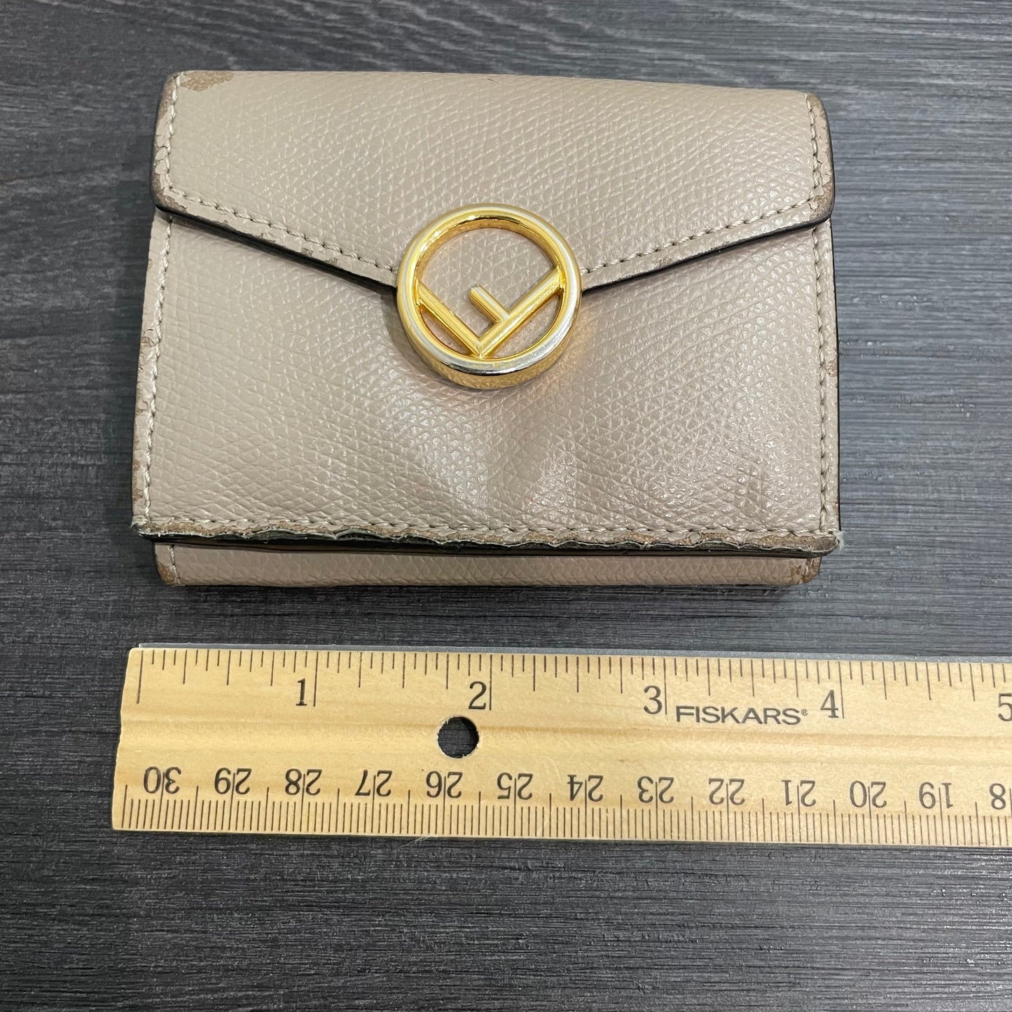 FENDI Mini Gray Wallet