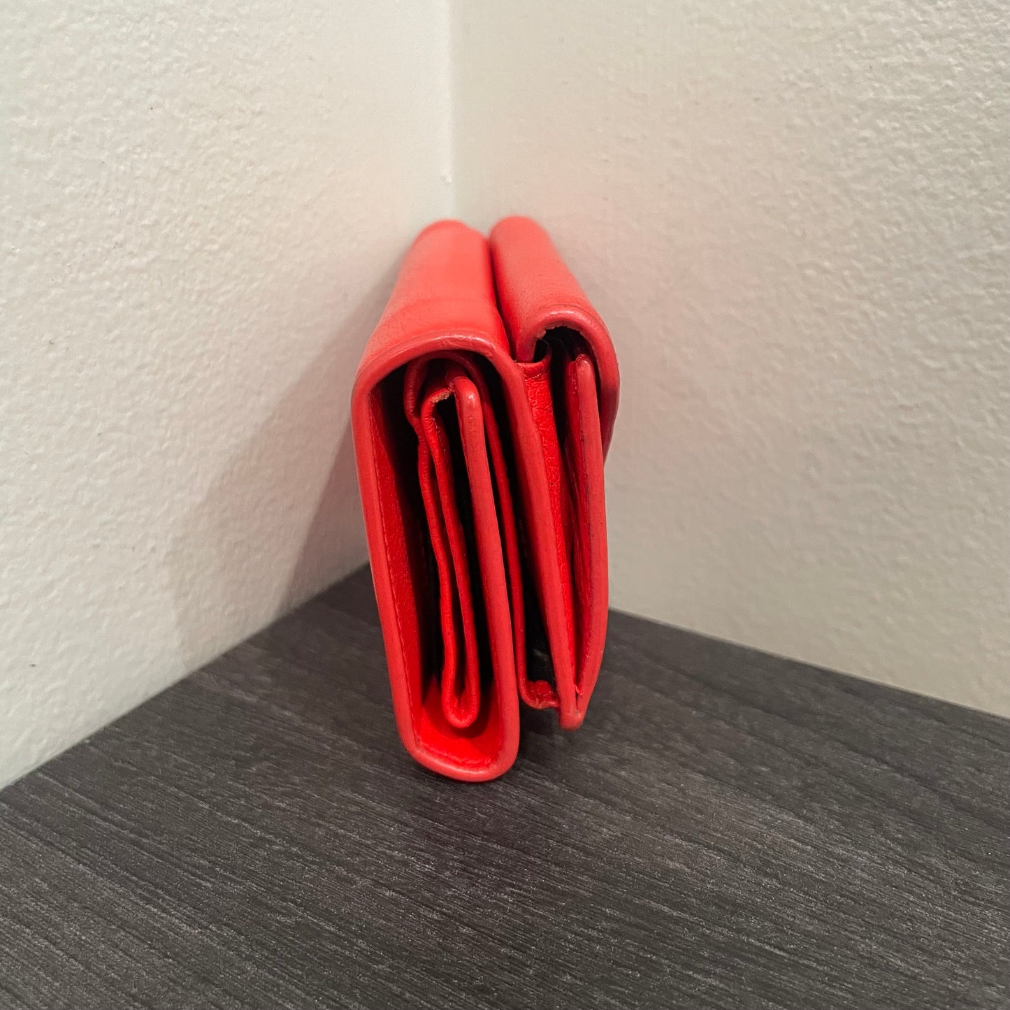 BALENCIAGA Mini Red Wallet