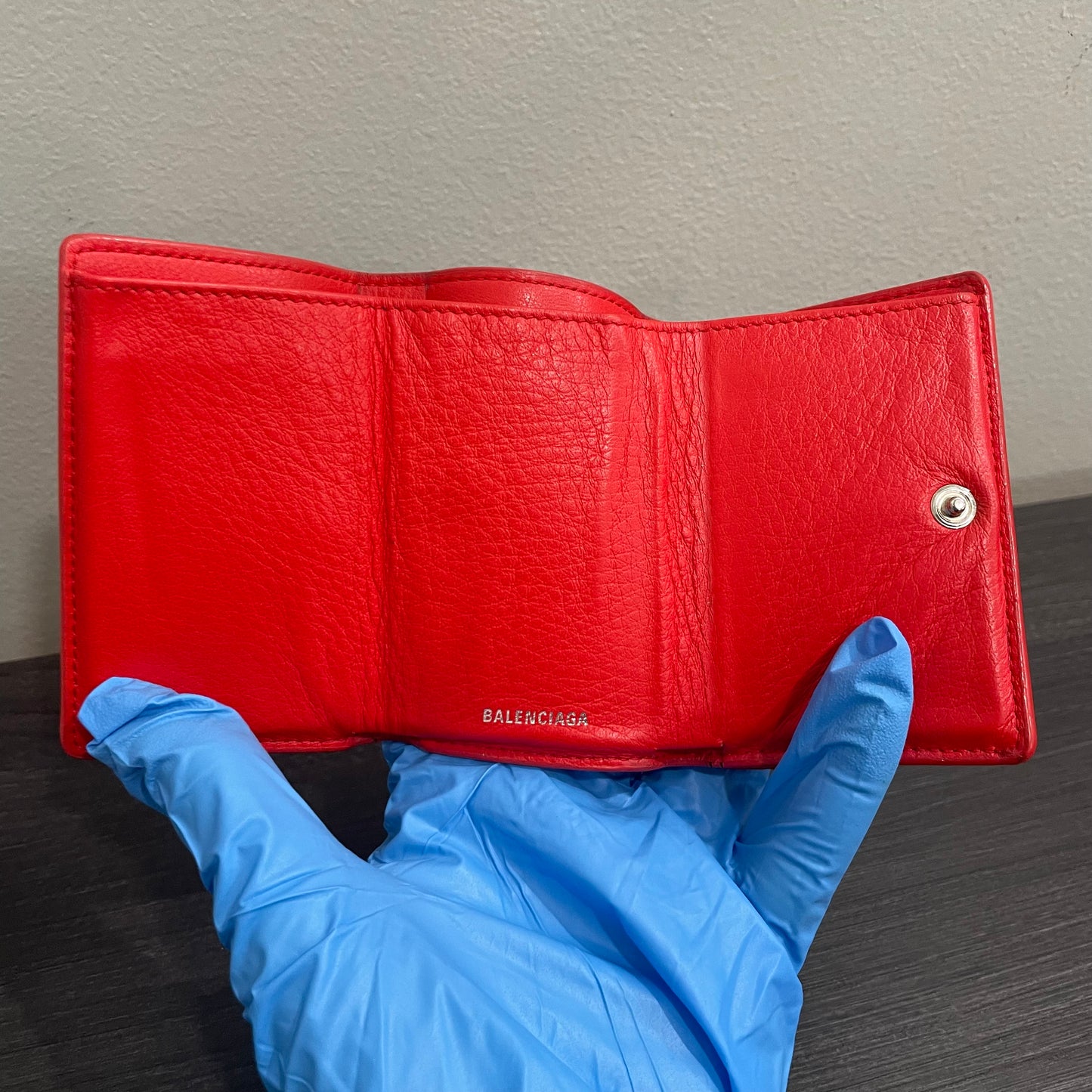 BALENCIAGA Mini Red Wallet