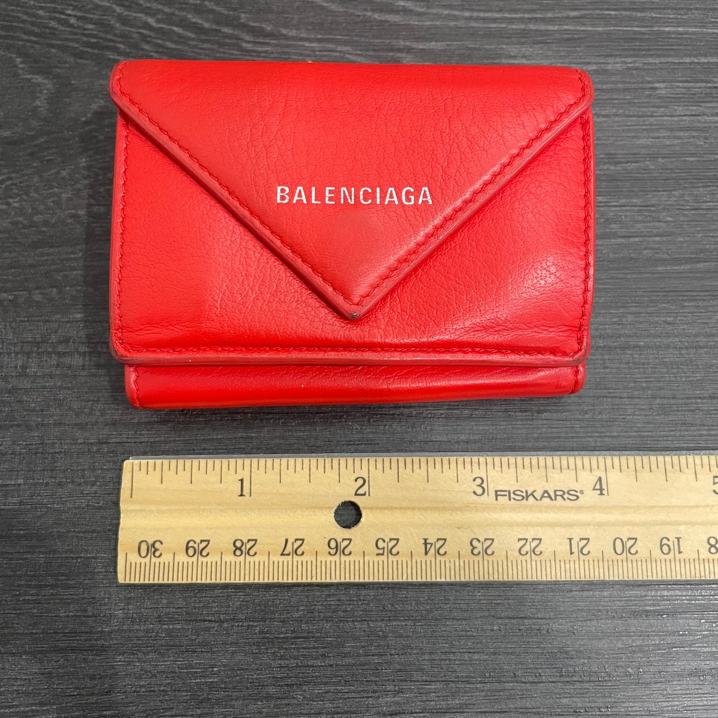 BALENCIAGA Mini Red Wallet