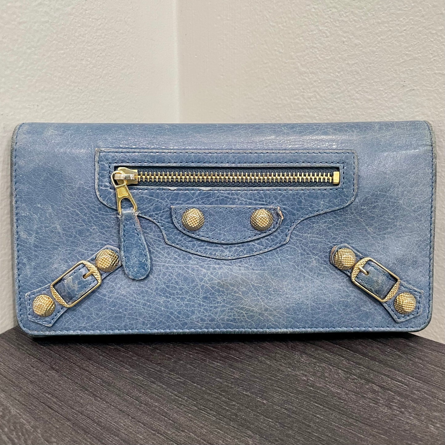 BALENCIAGA Blue Wallet