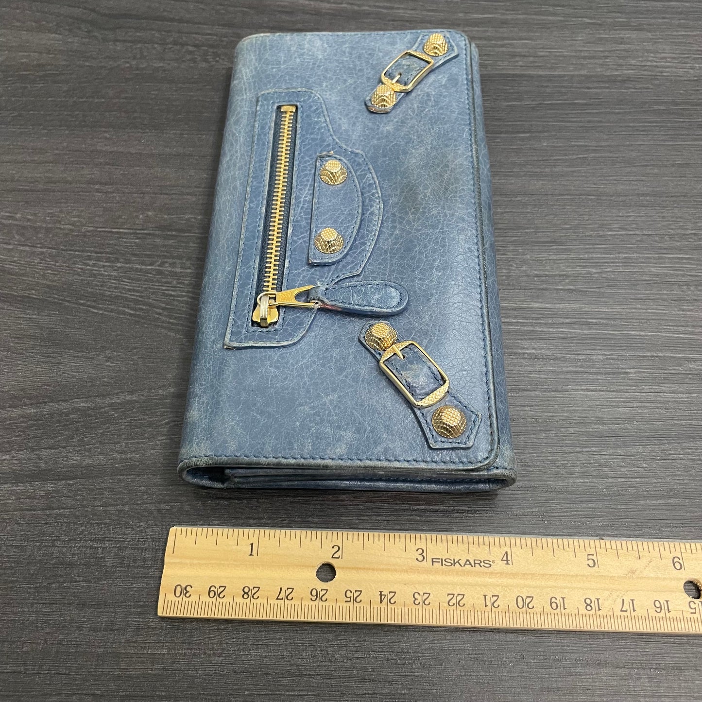 BALENCIAGA Blue Wallet