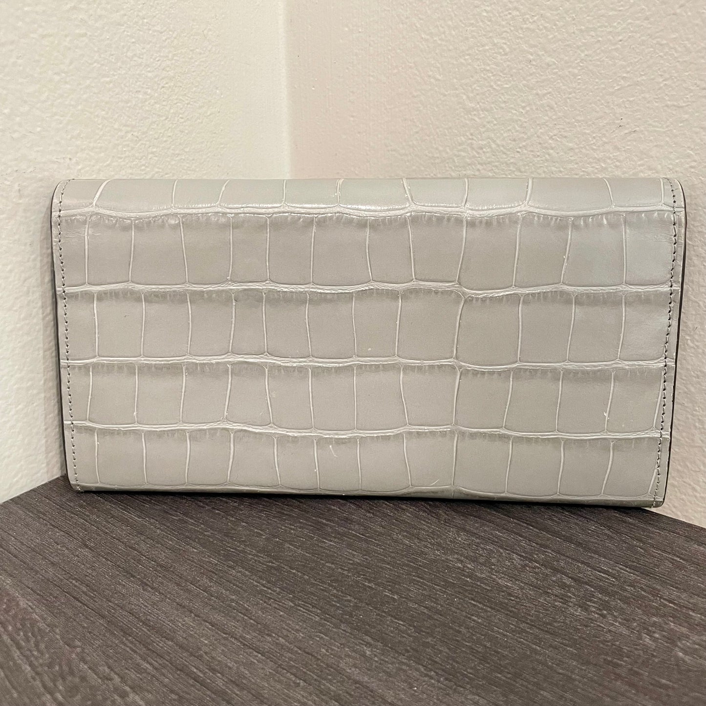 CHLOE Gray Leather Wallet