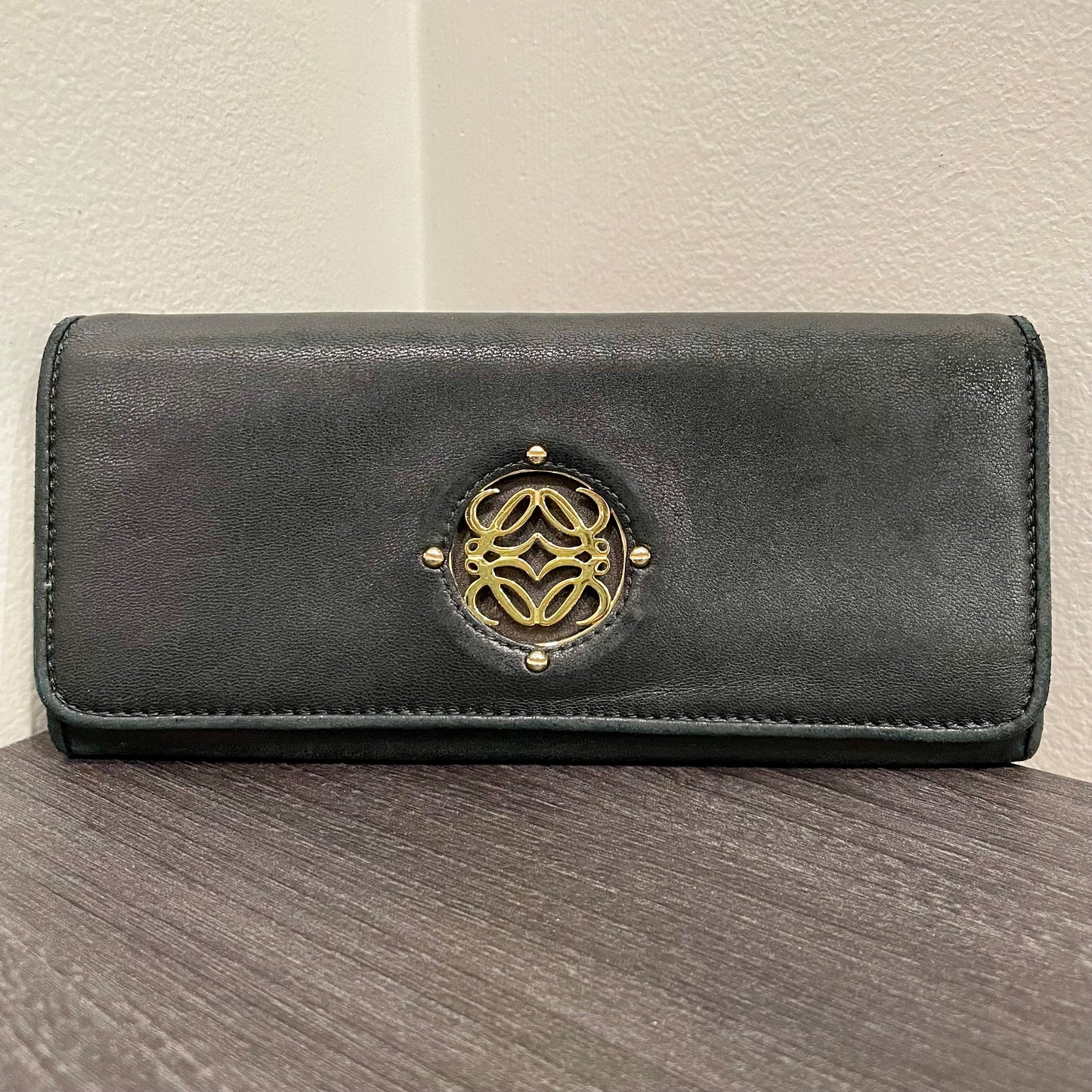LOEWE Black Leather Wallet