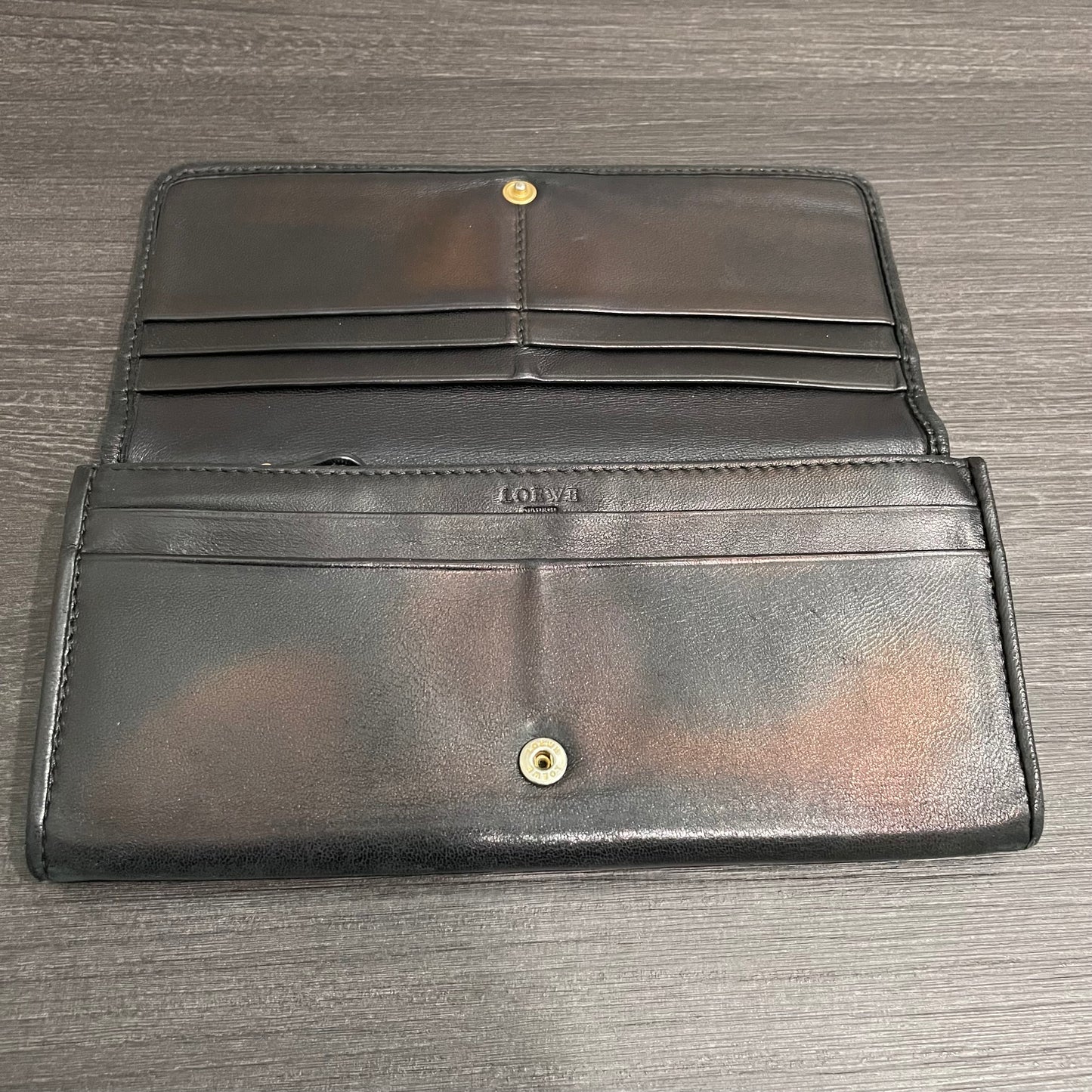 LOEWE Black Leather Wallet