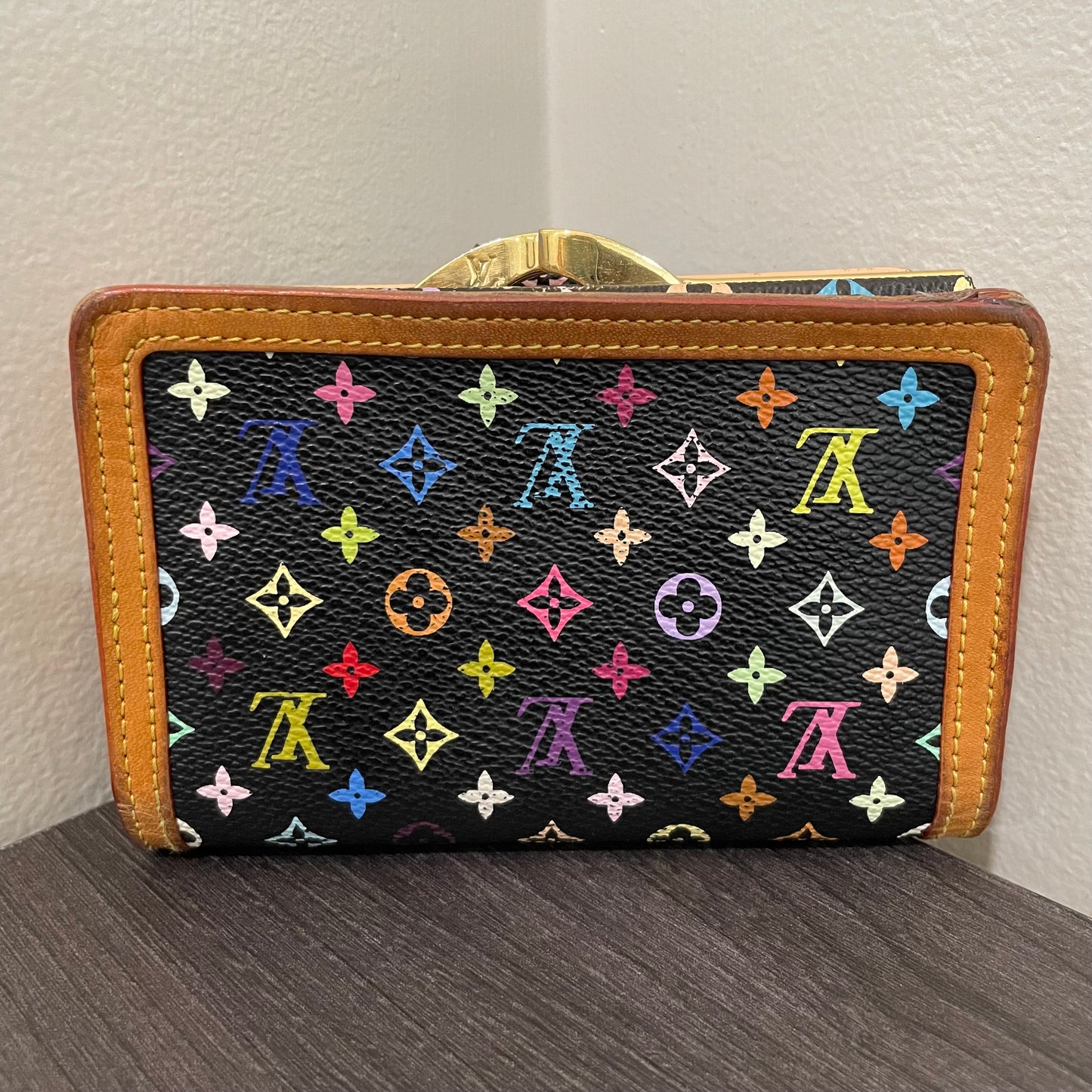 SOLD! Louis Vuitton Viennois Monogram Multicolor Wallet