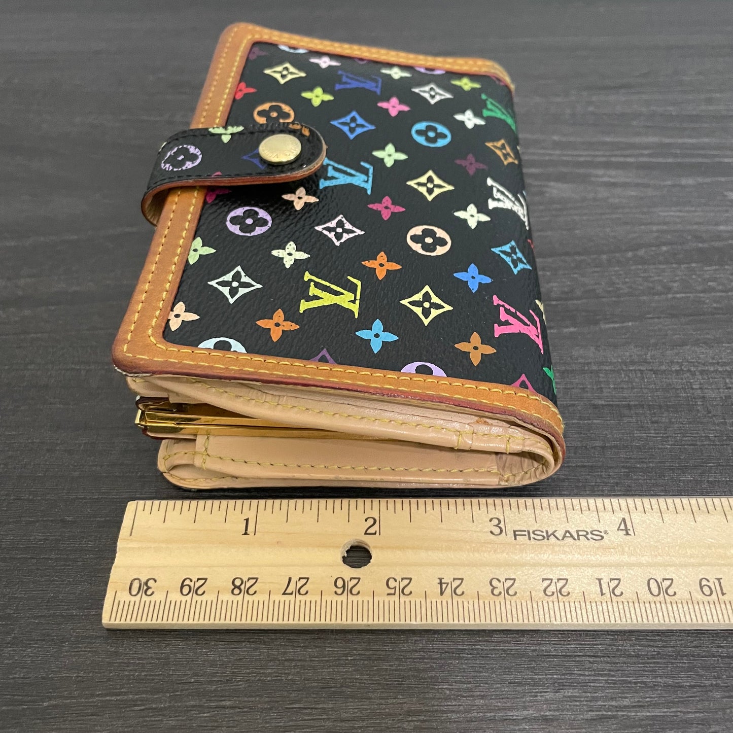 SOLD! Louis Vuitton Viennois Monogram Multicolor Wallet