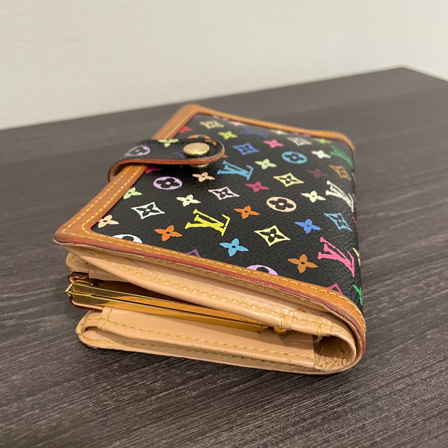 SOLD! Louis Vuitton Viennois Monogram Multicolor Wallet