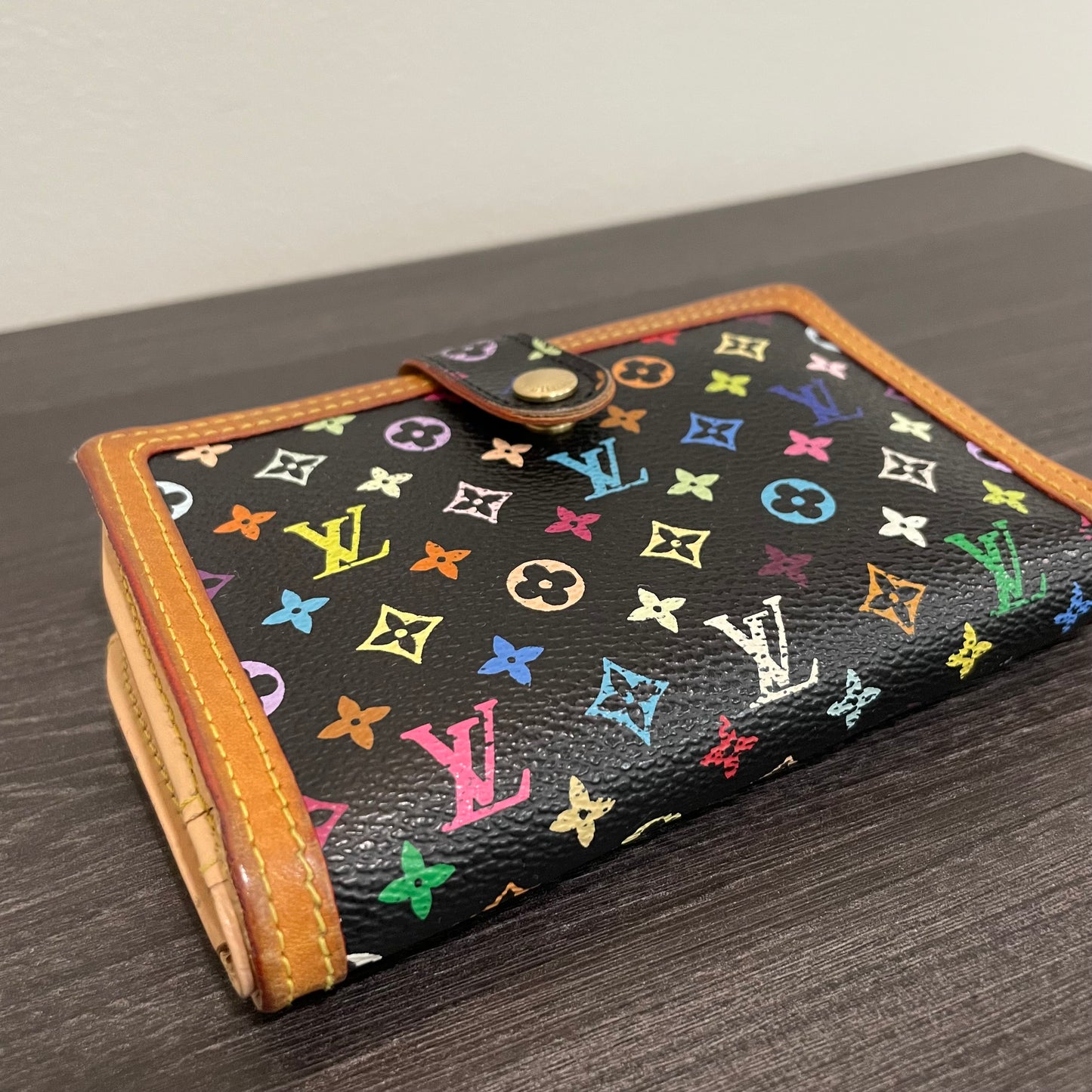 SOLD! Louis Vuitton Viennois Monogram Multicolor Wallet