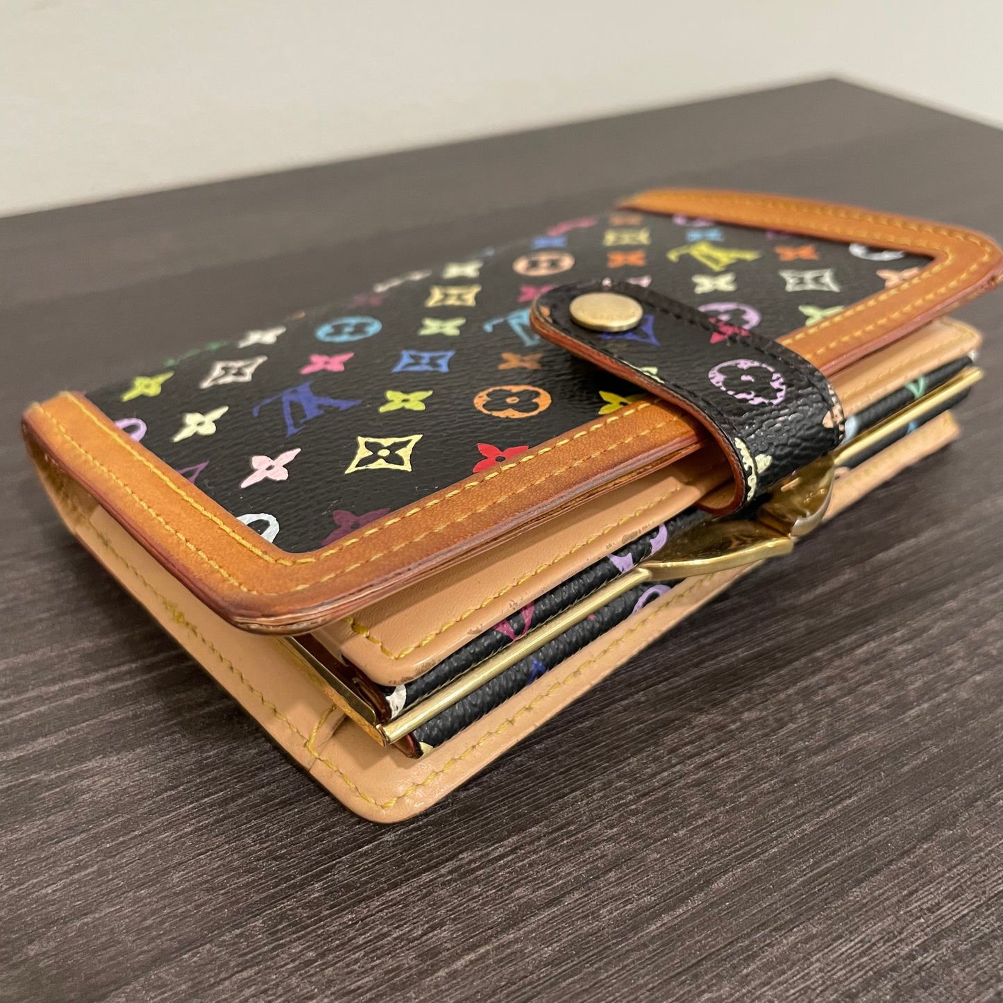 SOLD! Louis Vuitton Viennois Monogram Multicolor Wallet