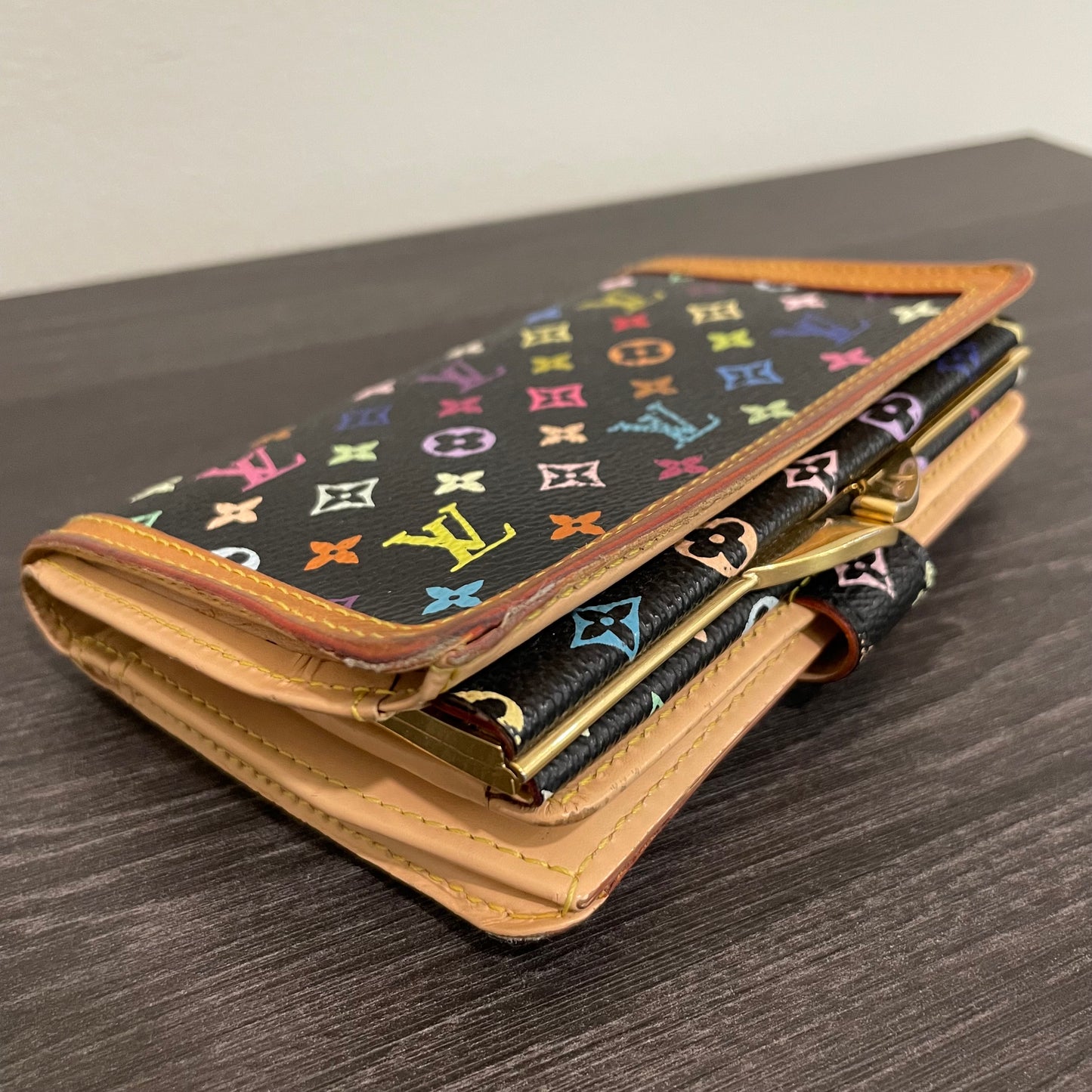 SOLD! Louis Vuitton Viennois Monogram Multicolor Wallet