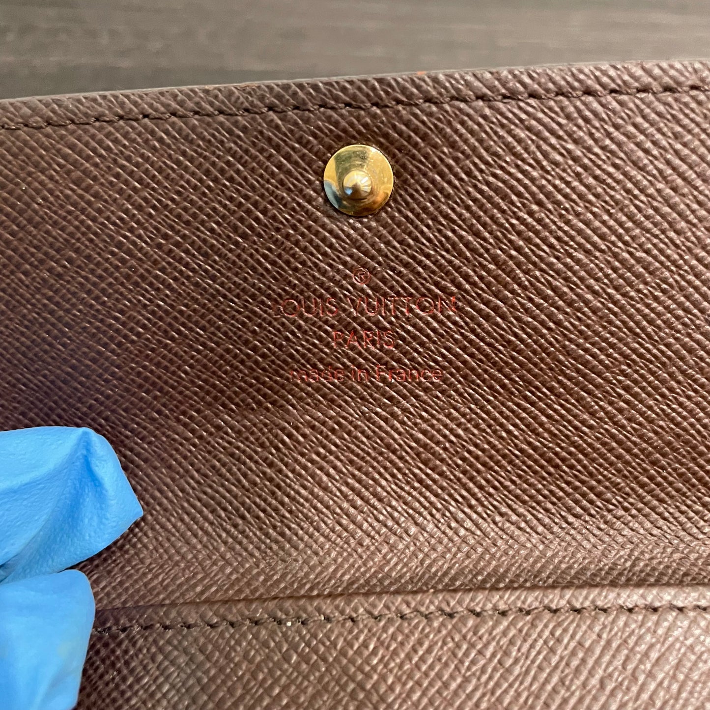 LOUIS VUITTON Damier Ebene Key Case (6 Rings)