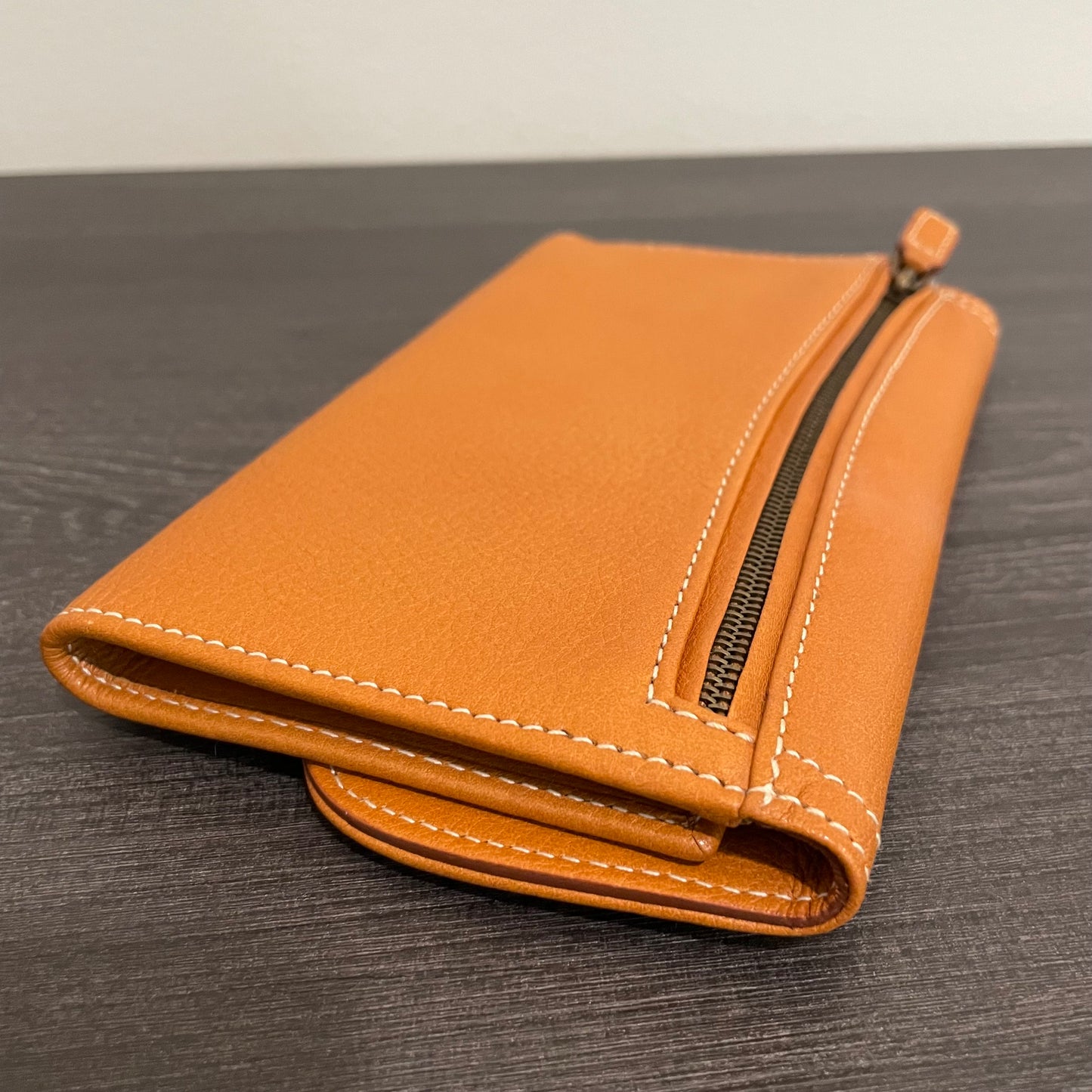 SOLD! Christian Dior Calfskin Saddle Wallet Brown