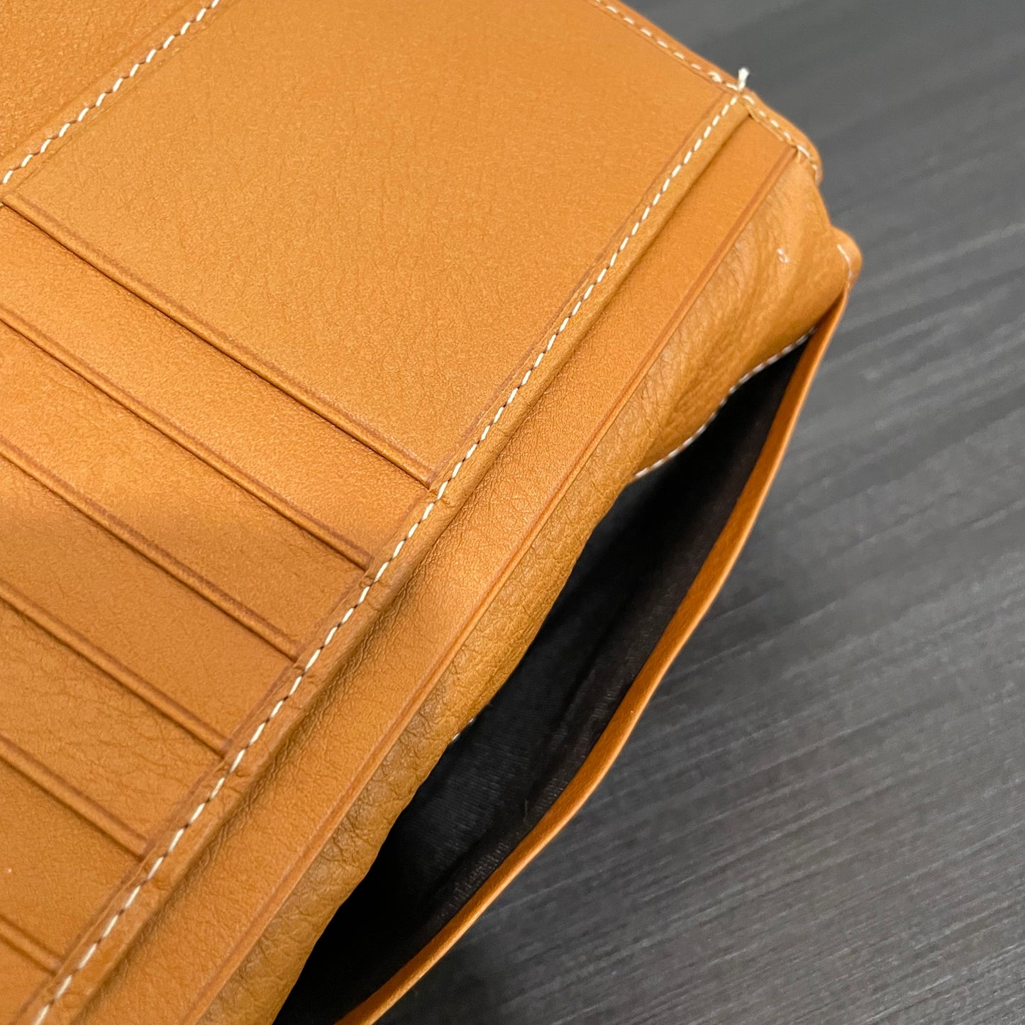 SOLD! Christian Dior Calfskin Saddle Wallet Brown