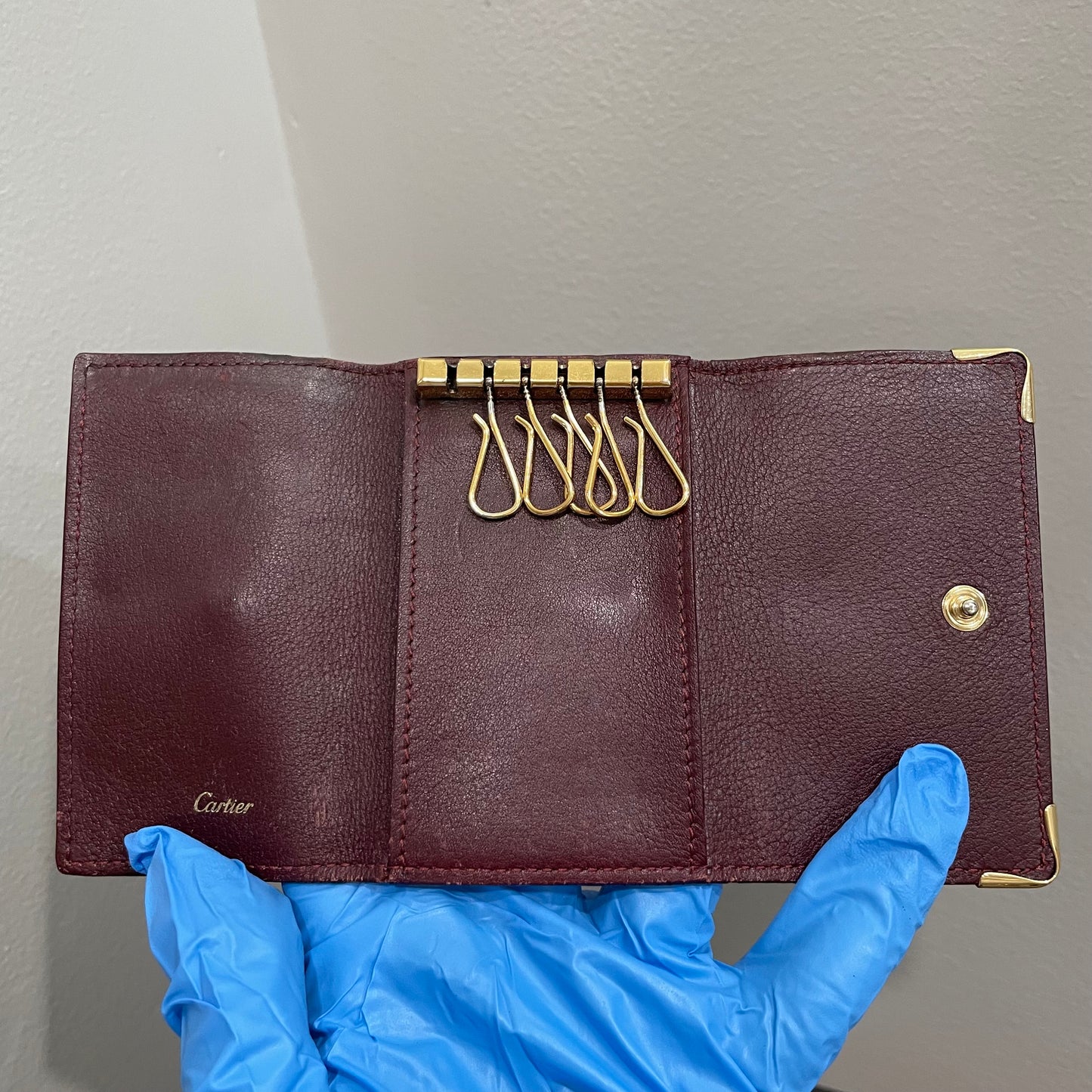 CARTIER Leather Key Case (6 Rings)