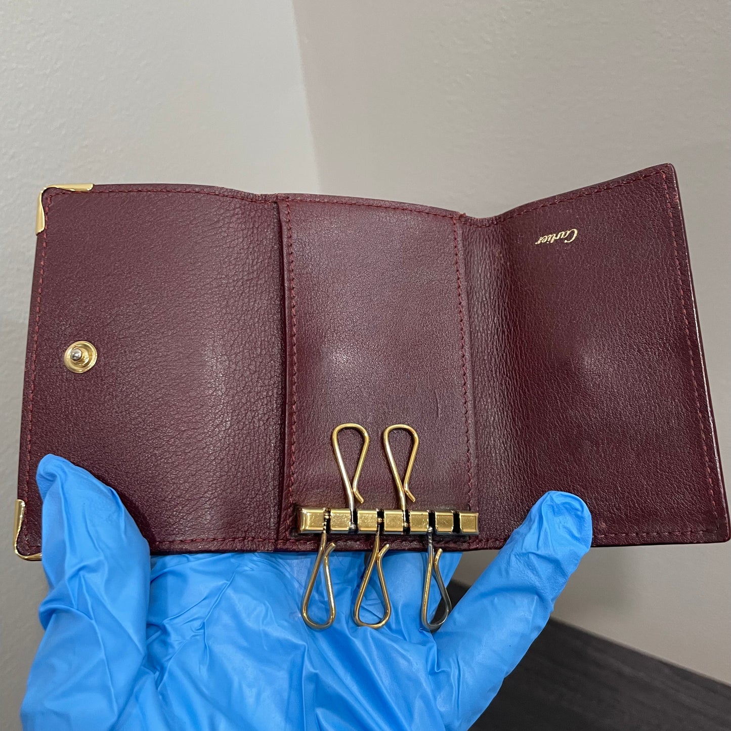 CARTIER Leather Key Case (6 Rings)