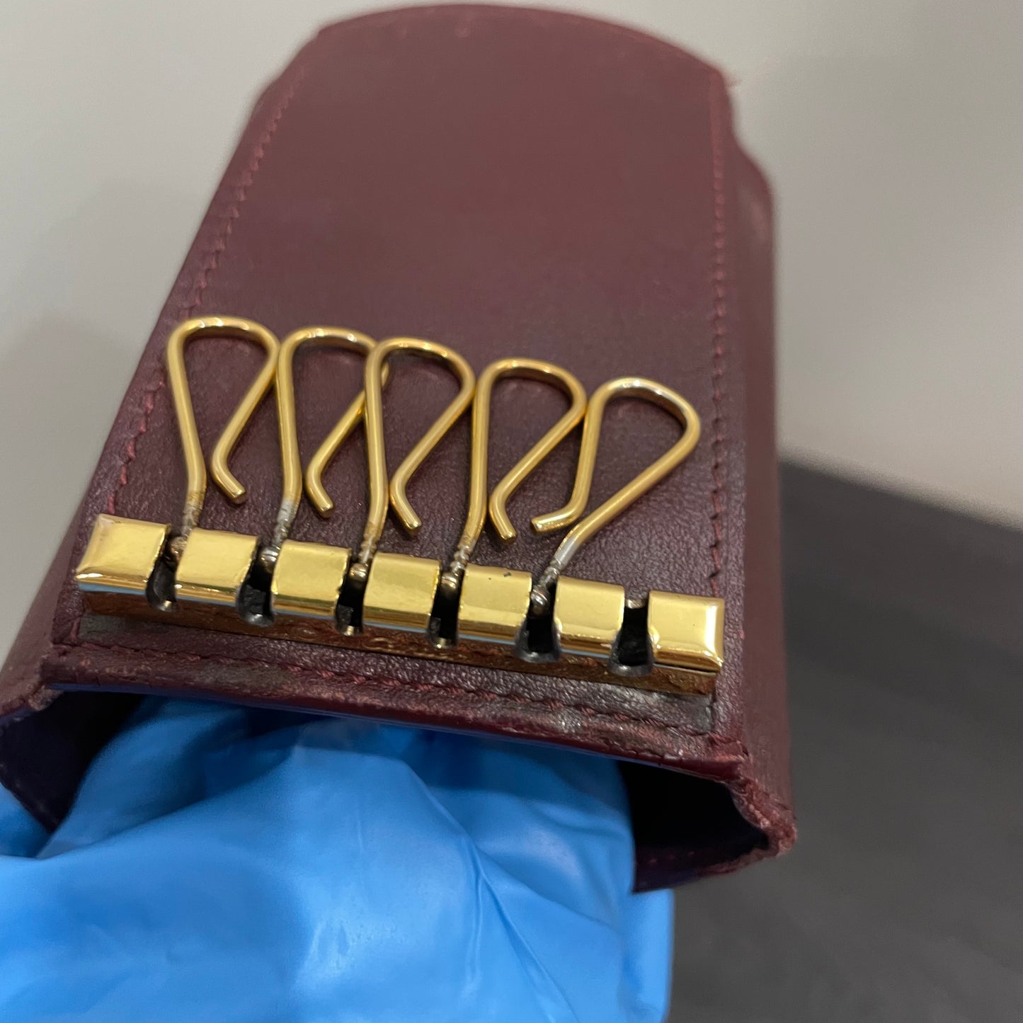 CARTIER Leather Key Case (6 Rings)