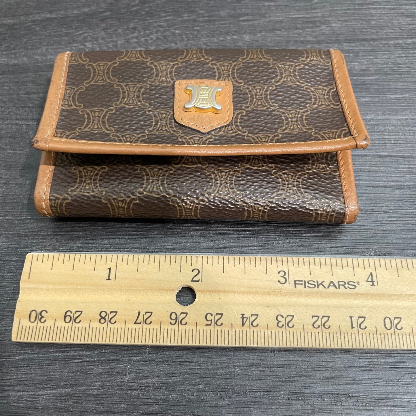 CELINE Leather Key Case (6 Rings)