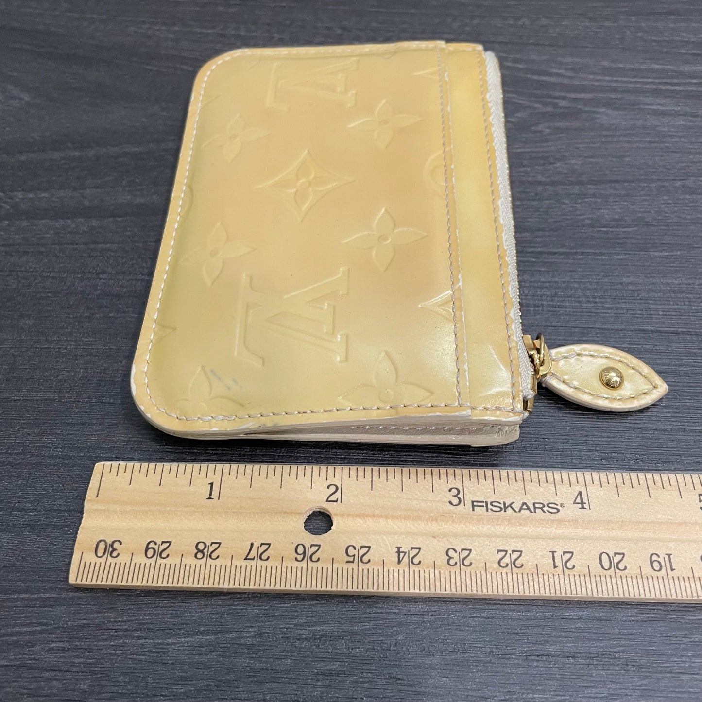 LOUIS VUITTON Vanilla Vernis Coin Case